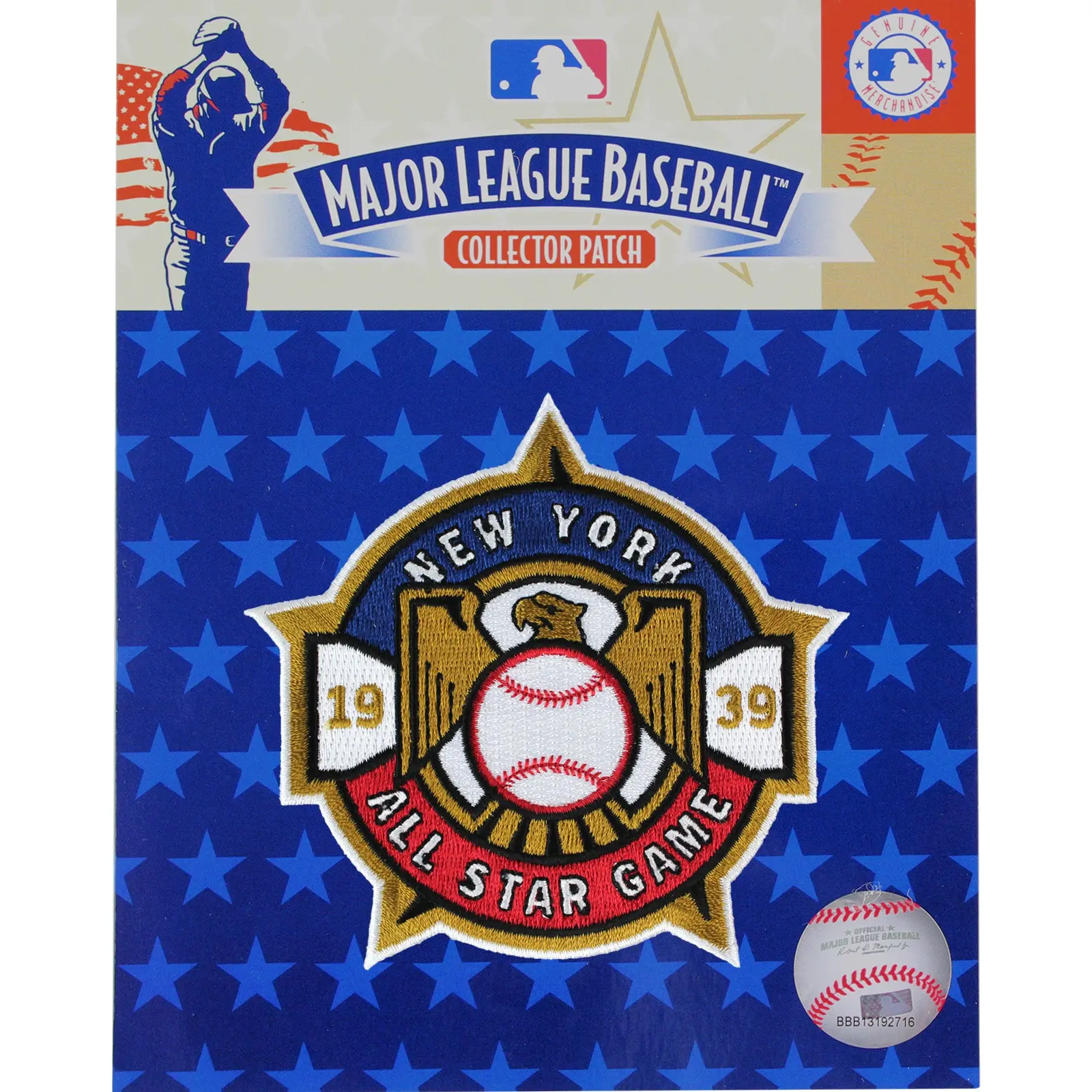 1939 MLB All Star Game Patch New York Yankees Jersey Patch - Image 3