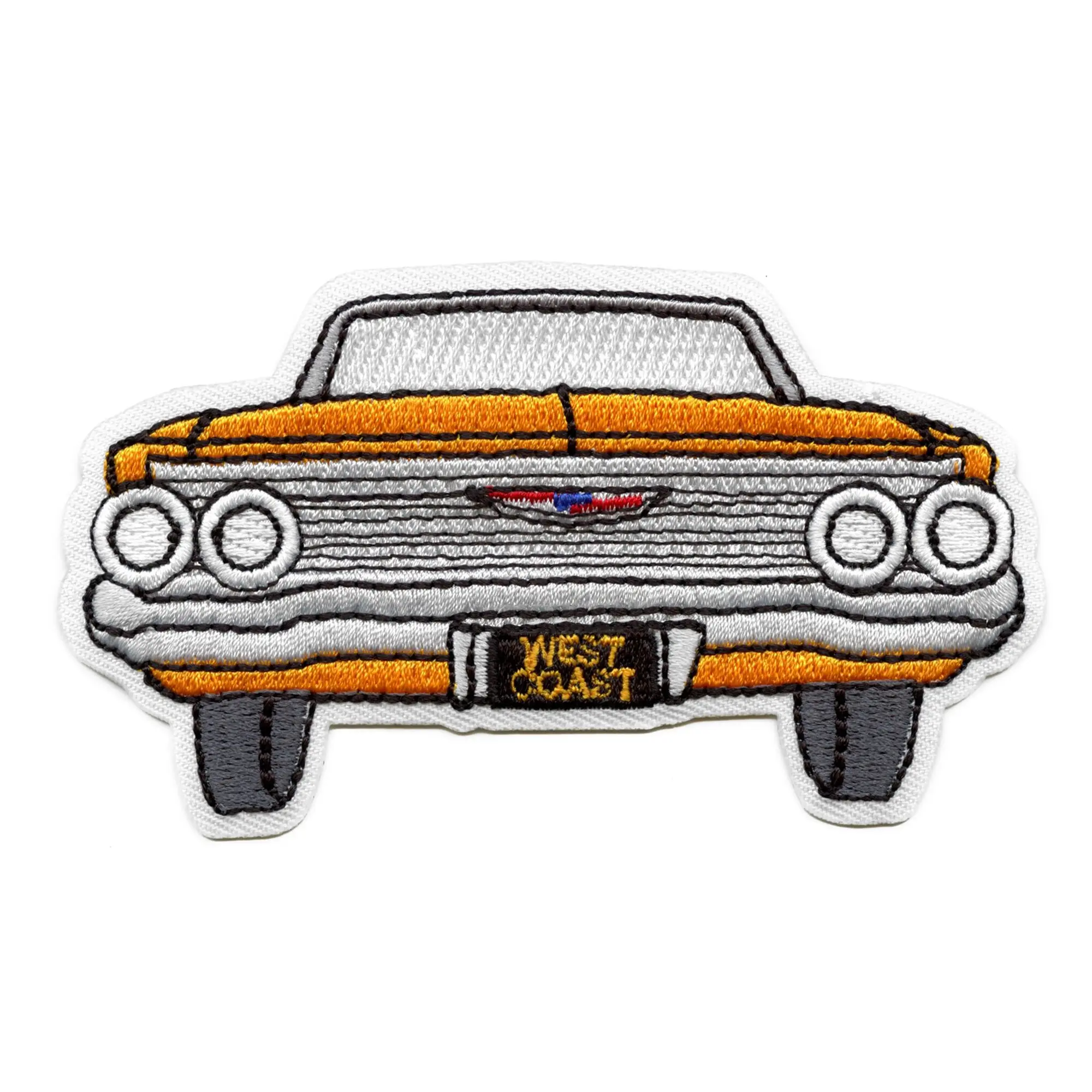 1961 West Coast Impala Patch California Music LA Embroidered Iron On
