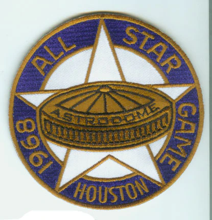 1968 MLB All Star Game Houston Astros Astrodome Jersey Patch