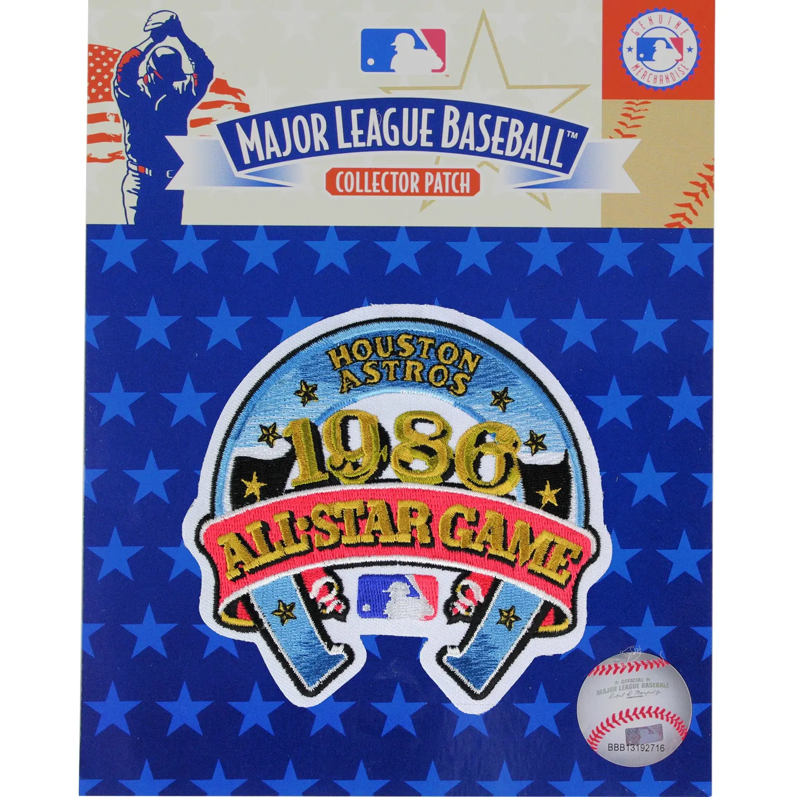 1986 MLB All Star Game Houston Astros Astrodome Jersey Patch - Image 3