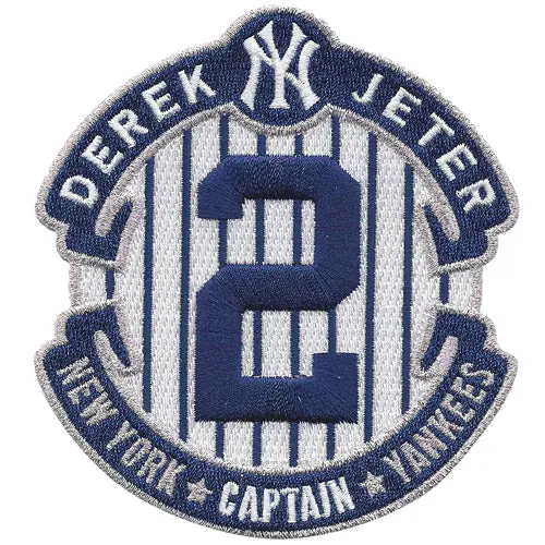 2014 Derek Jeter Retirement Final Season New York Yankees Jersey Patch (The Captain)