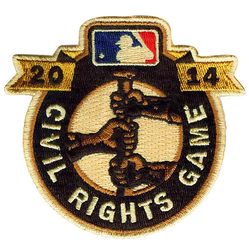 2014 MLB Civil Rights Game Patch Houston Astros vs. Baltimore Orioles