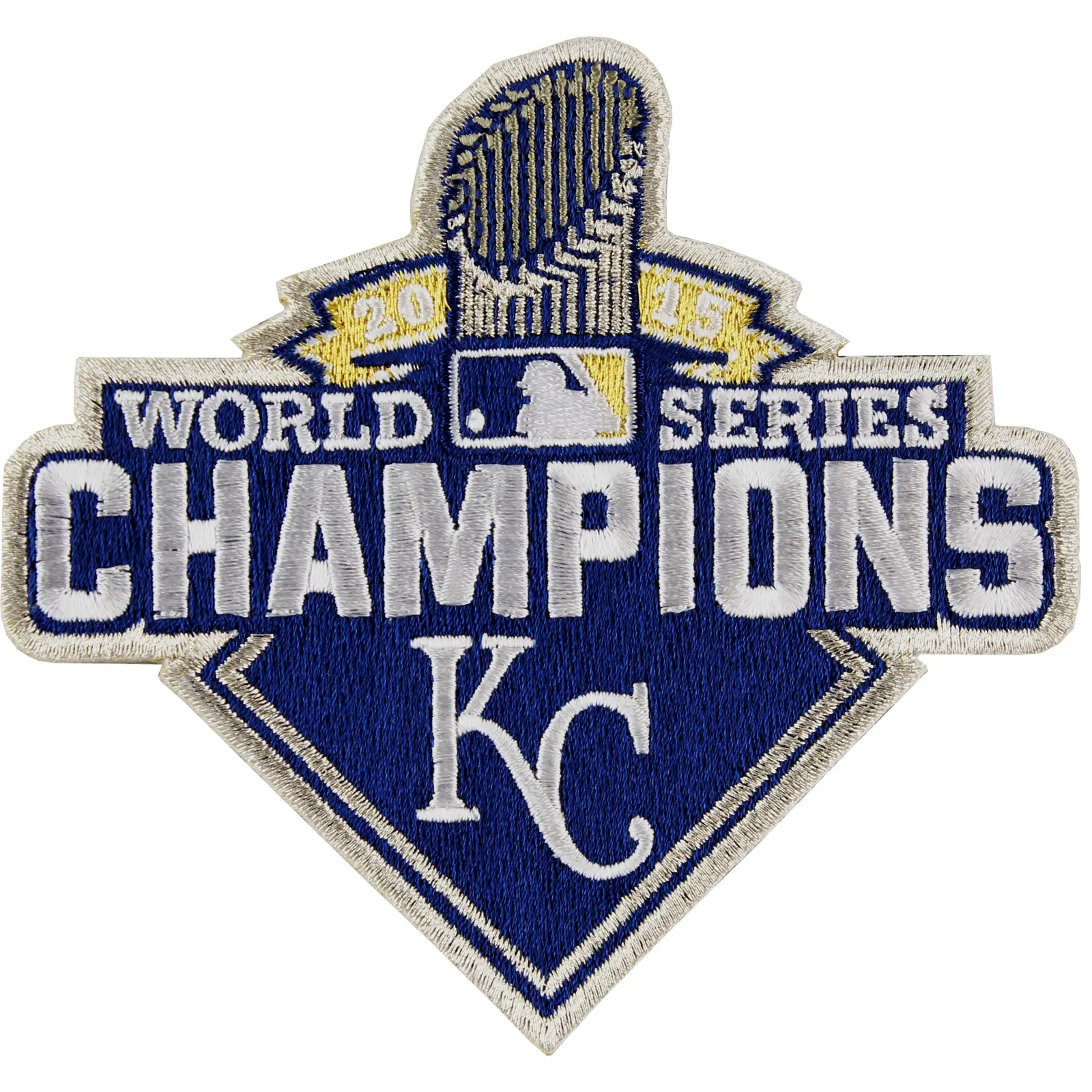 2015 Kansas City Royals MLB World Series Champions Logo Jersey Sleeve Patch