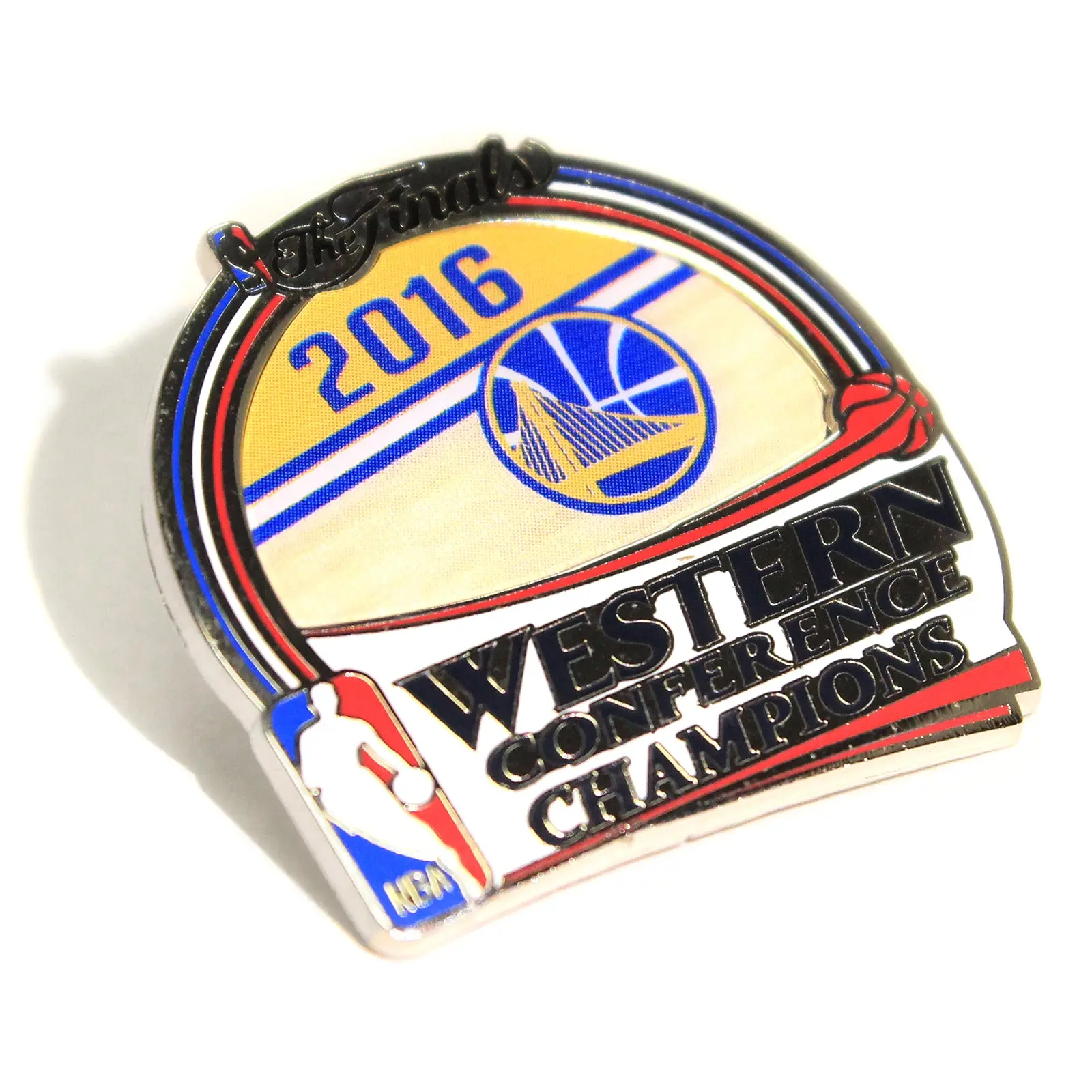 2016 NBA Western Conference Champions Golden State Warriors Lapel Pin