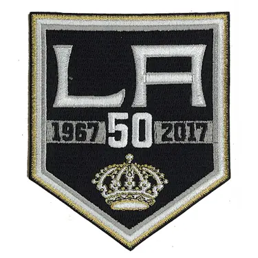 2017 Official Los Angeles Kings 50th Anniversary Jersey Patch