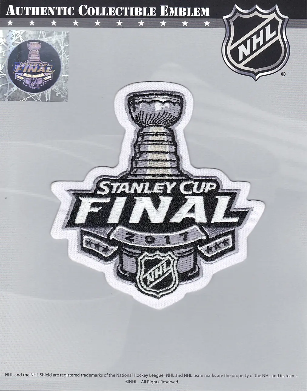 2017 Official NHL Stanley Cup Final Commemorative Jersey Patch Nashville Predators Pittsburgh Penguins - Image 3