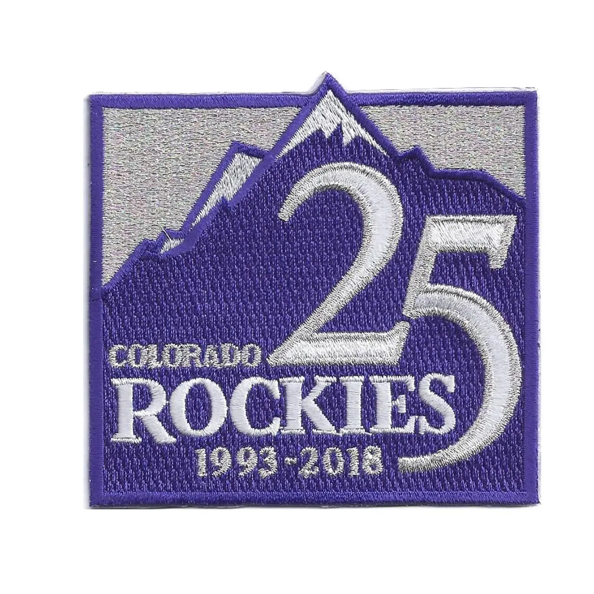 2018 1993 Colorado Rockies 25th Anniversary Logo Sleeve Patch