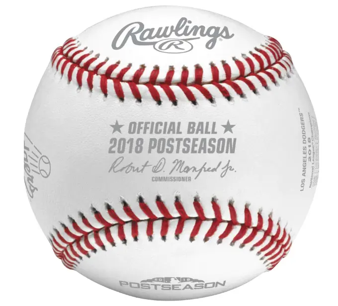 2018 Los Angeles Dodgers World Series NL Champions Baseball Rawlings