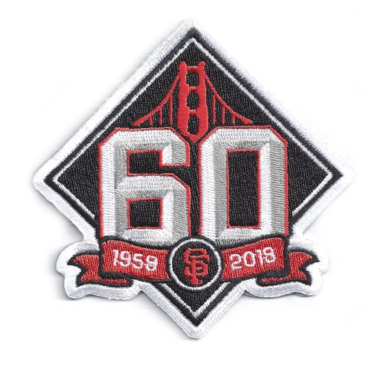 2018 San Francisco Giants 60th Anniversary Jersey Patch