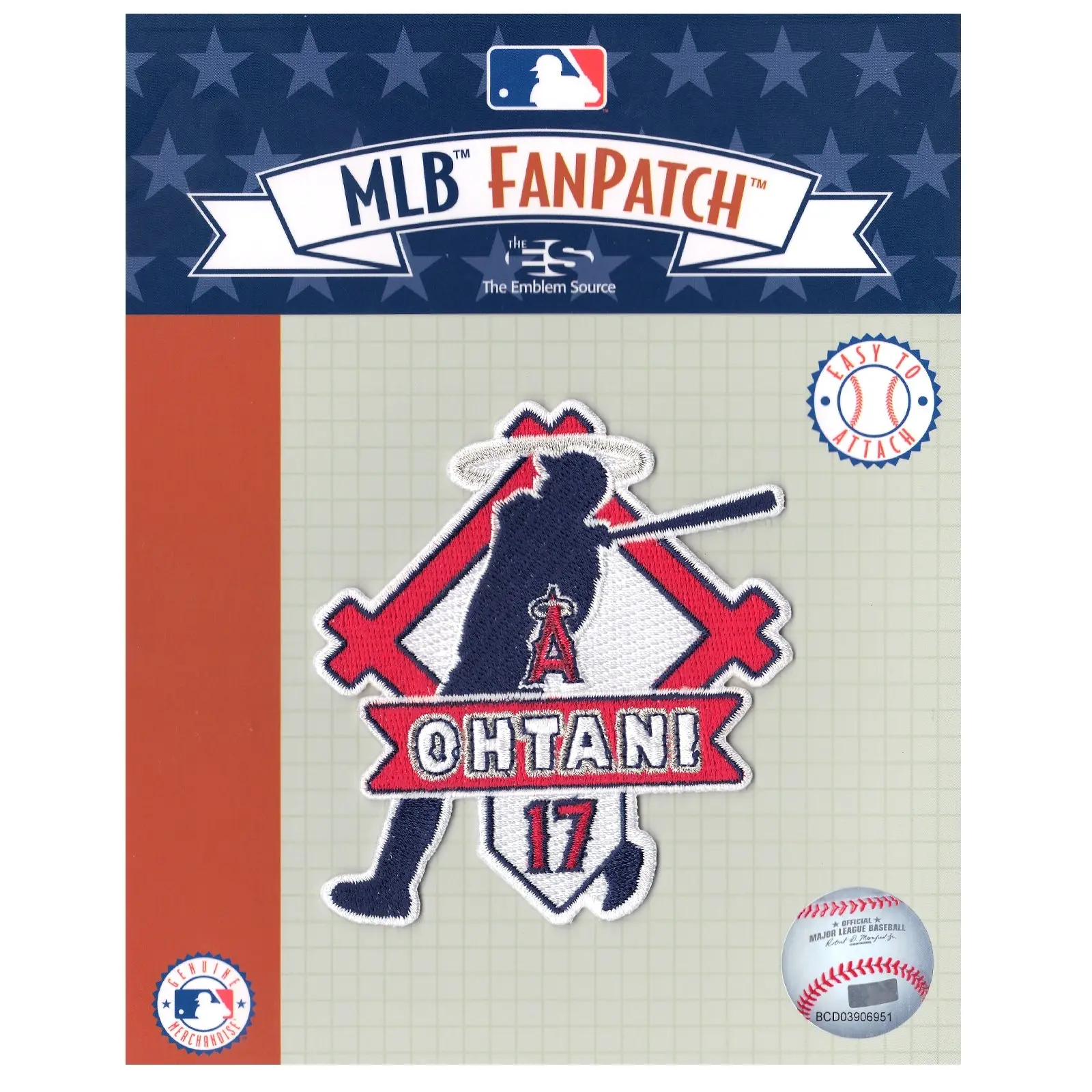 2018 Shohei Ohtani Los Angeles Angels "Longball" Fan Patch Homerun Hitter