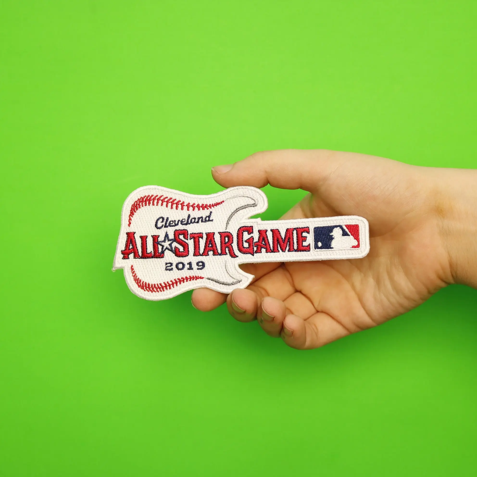 2019 Major League Baseball All Star Game Jersey Patch Cleveland Indians - Image 2