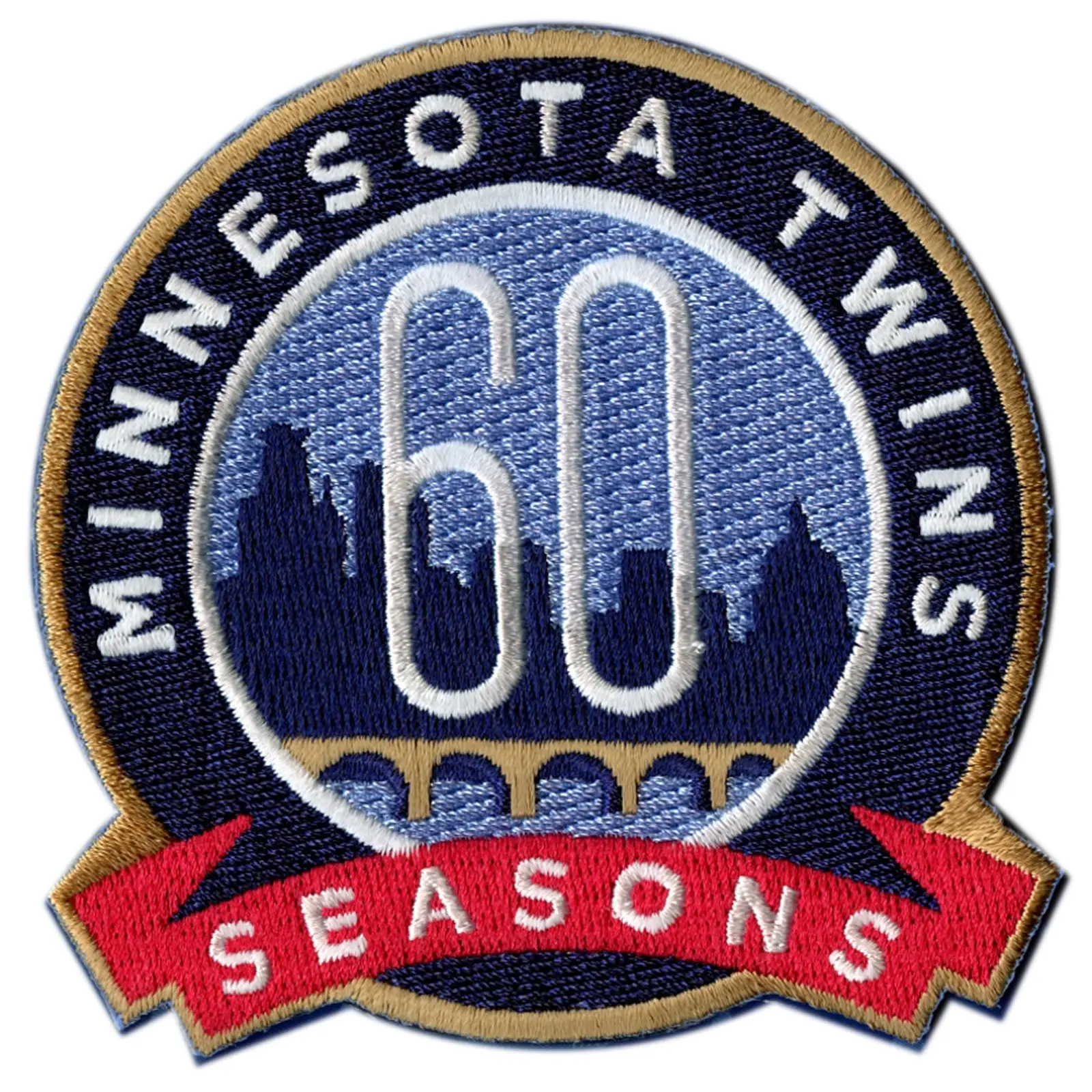2020 Minnesota Twins 60th Anniversary Sleeve Patch