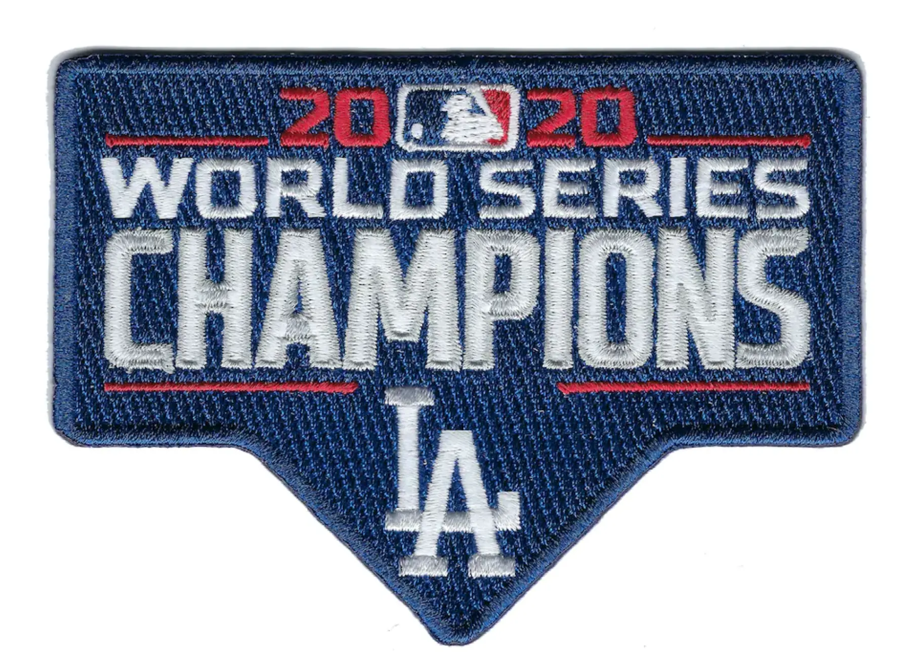 2020 MLB World Series Champions Jersey Patch Los Angeles Dodgers - Image 2