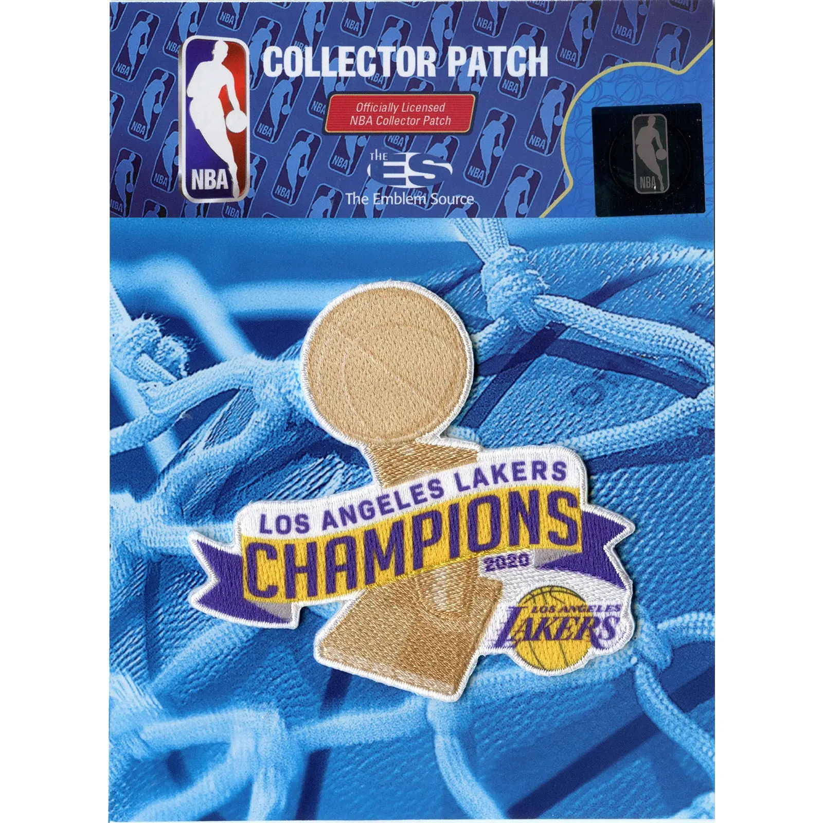 2020 NBA Finals Champions Los Angeles Lakers Trophy Patch