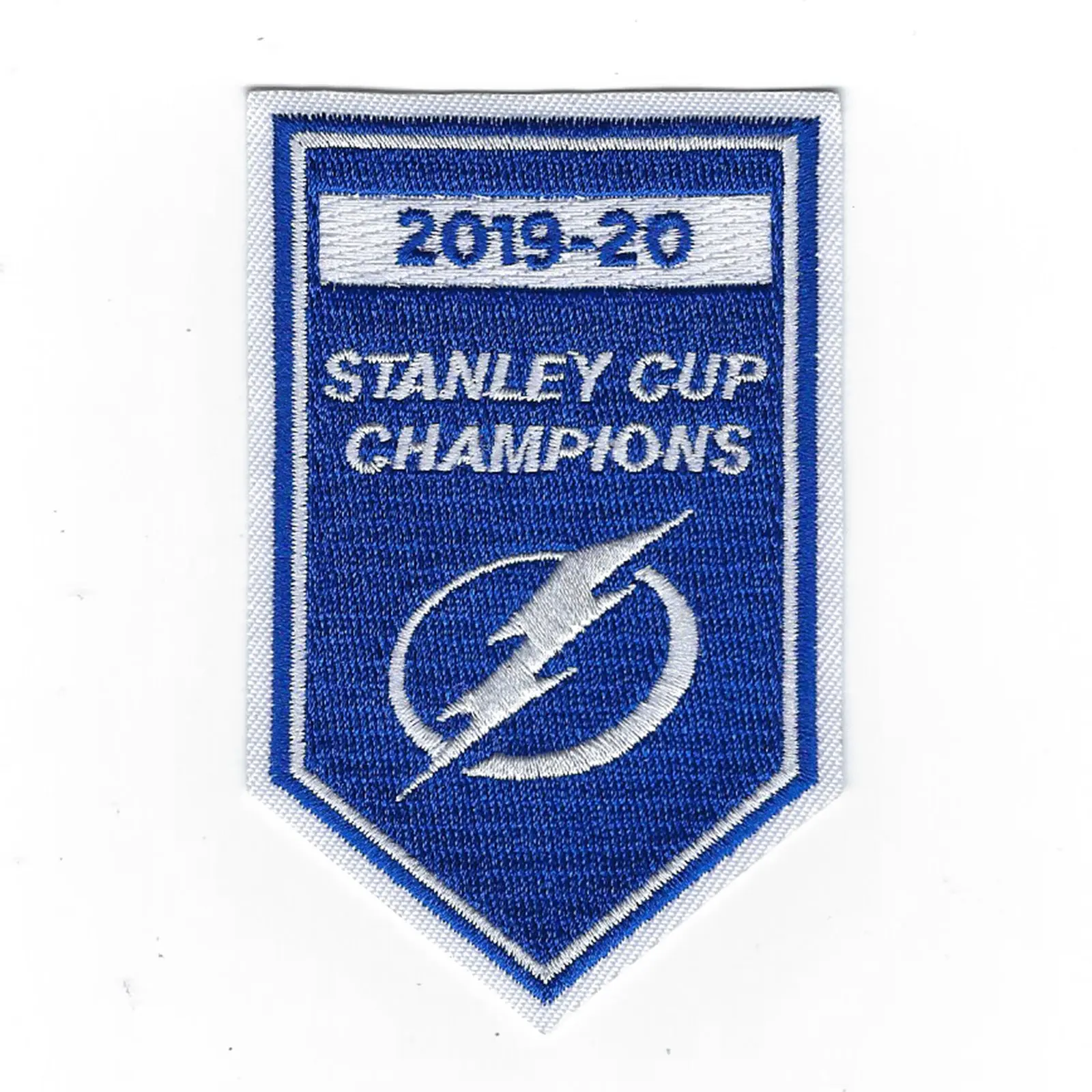 2019-2020 NHL Stanley Cup Final Champions Tampa Bay Lightning Banner Jersey Patch - Image 2