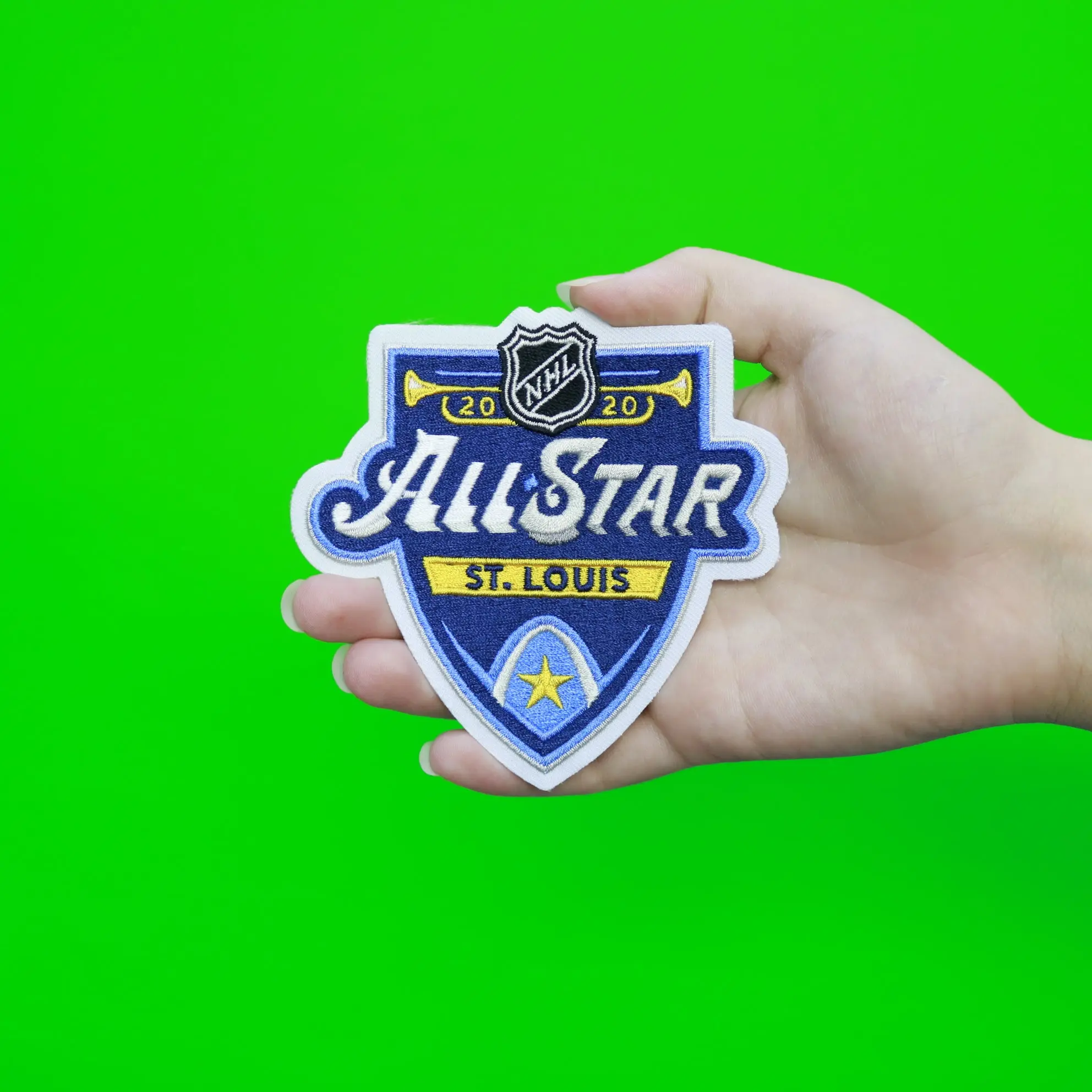 2020 Official NHL All Star Game St Louis Blues Jersey Patch - Image 2