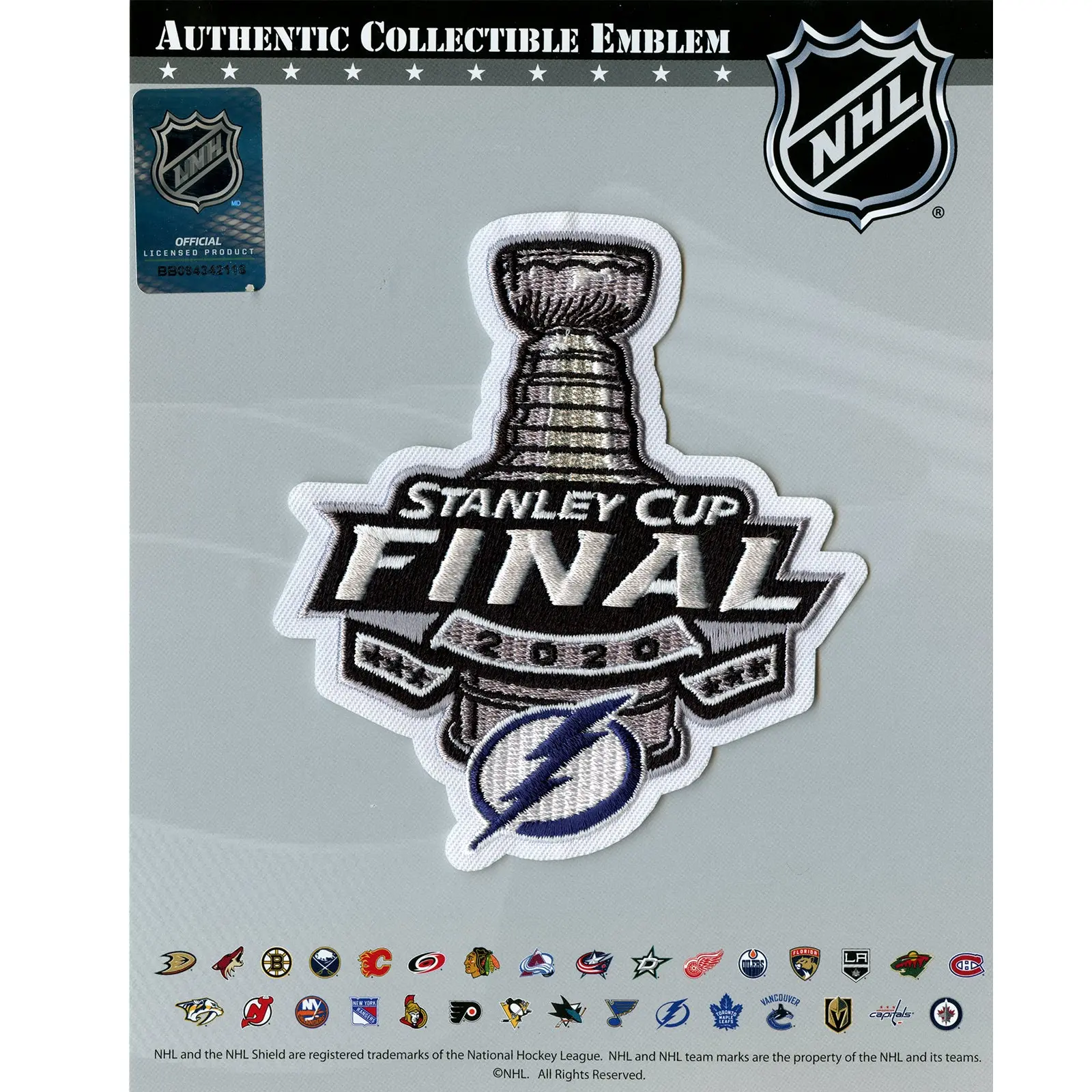 2020 Official NHL Stanley Cup Final Eastern Conference Patch Tampa Bay Lightning