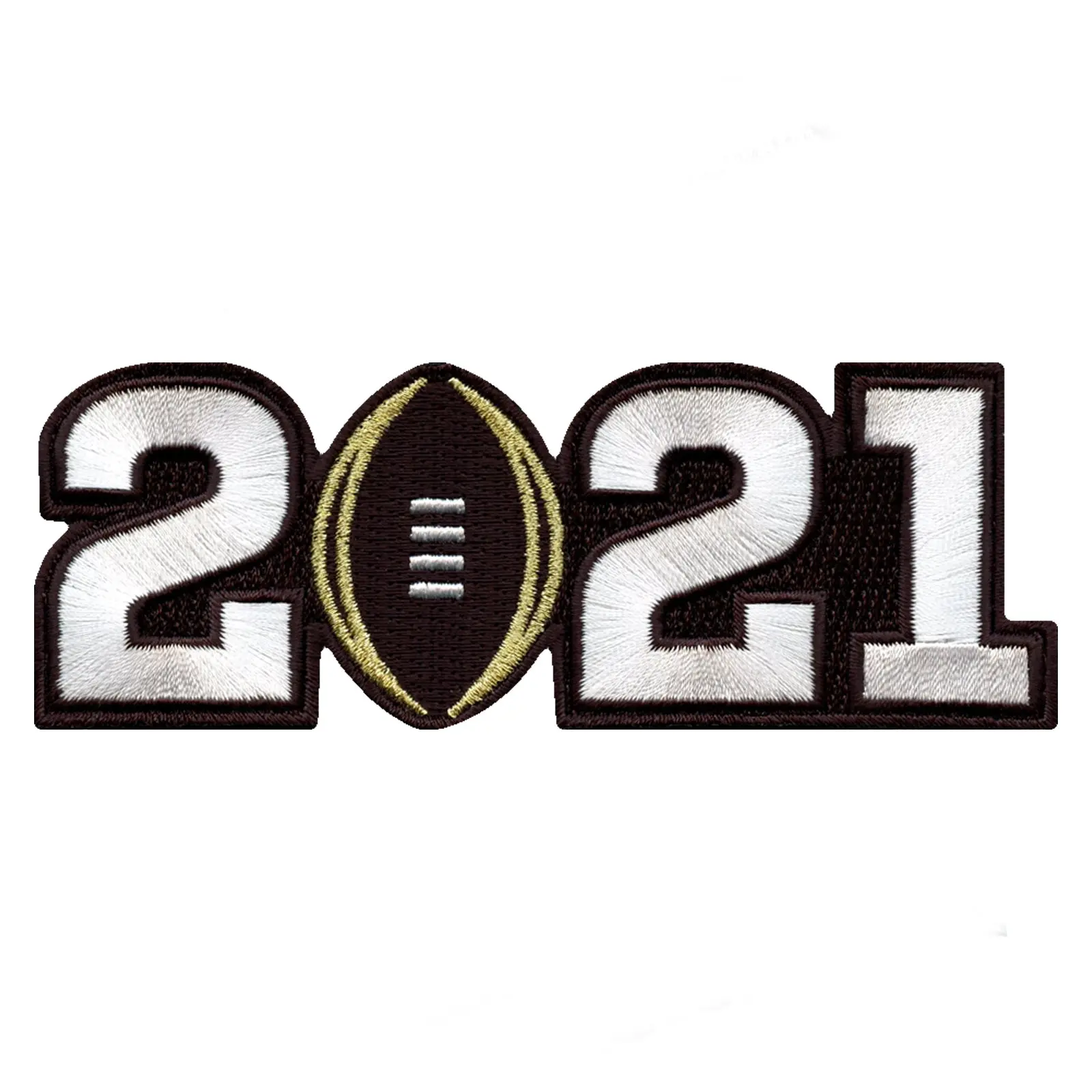 2021 College National Championship Game Jersey Patch Ohio State Alabama - Image 2