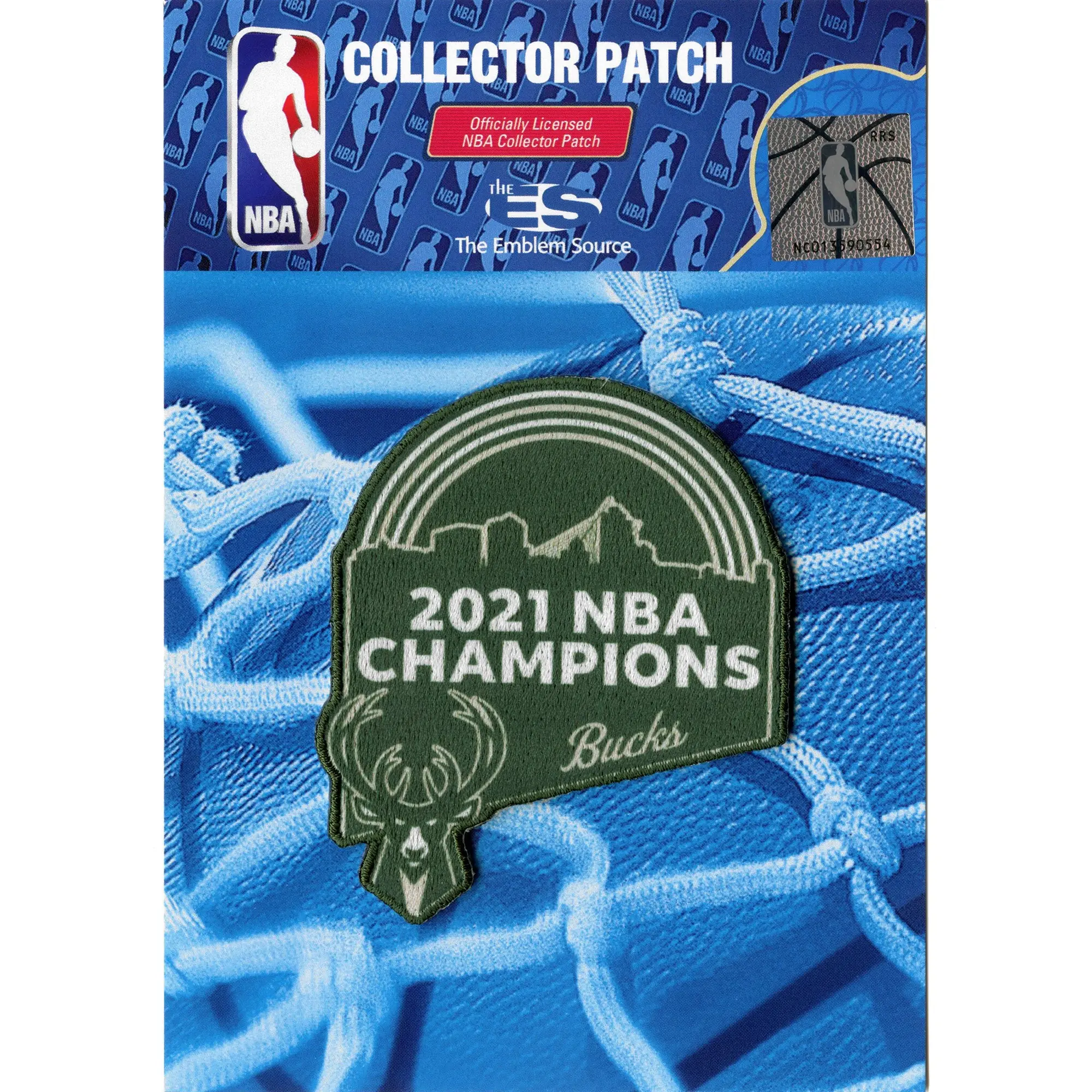 2021 NBA Finals Champions Milwaukee Bucks Rainbow Patch - Image 3