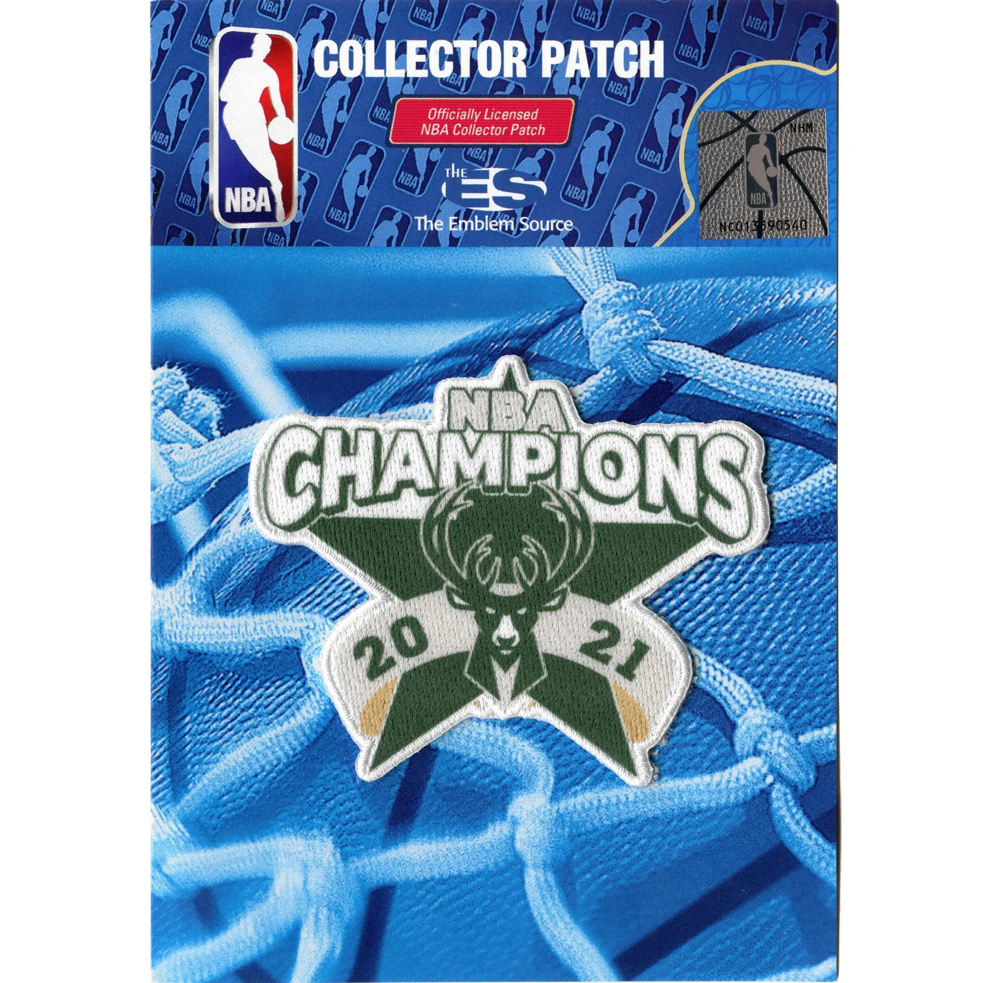 2021 NBA Finals Champions Milwaukee Bucks Star Patch - Image 3