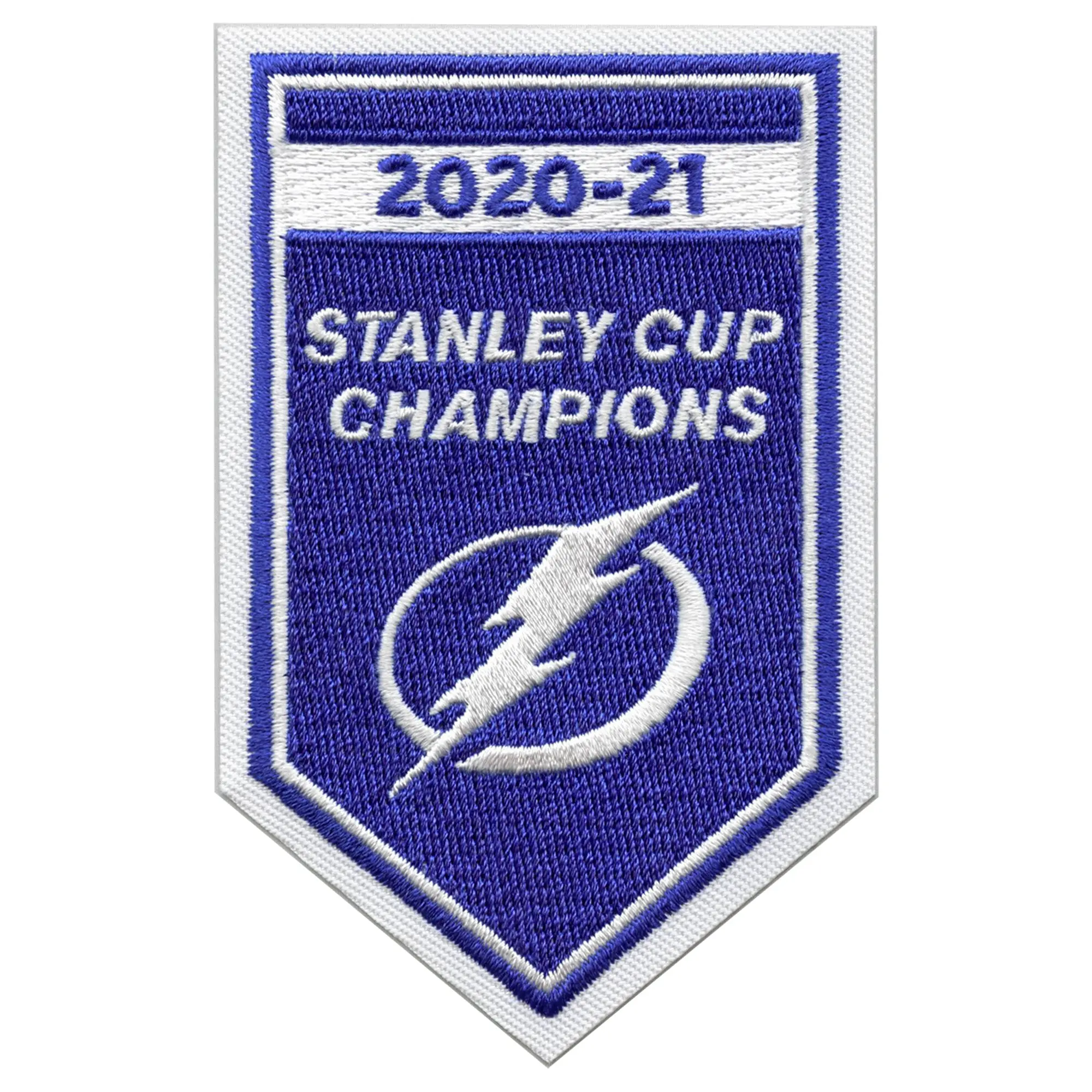 2020-2021 NHL Stanley Cup Final Champions Tampa Bay Lightning Banner Jersey Patch - Image 2