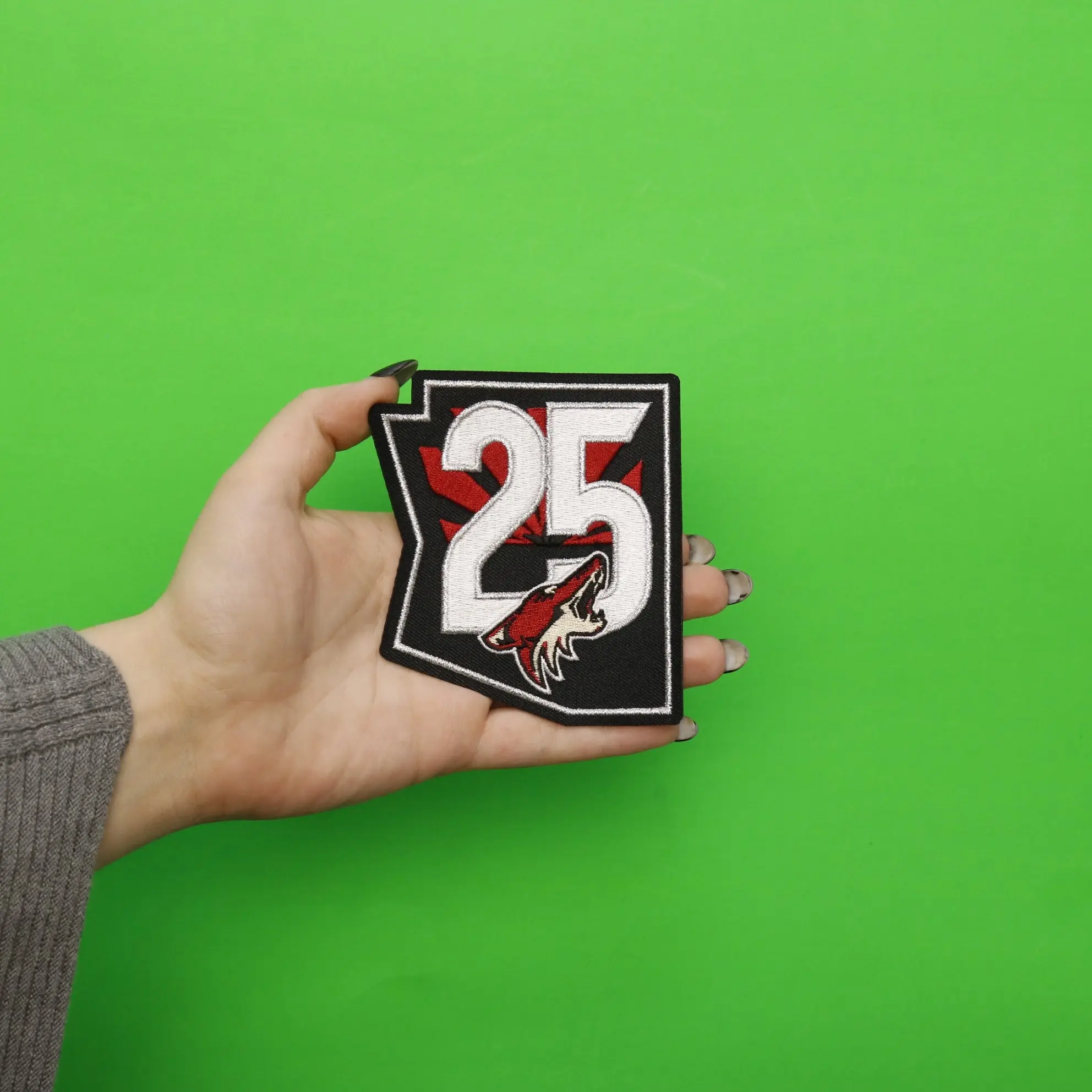 2021 Official Arizona Coyotes 25th Anniversary Jersey Patch - Image 3
