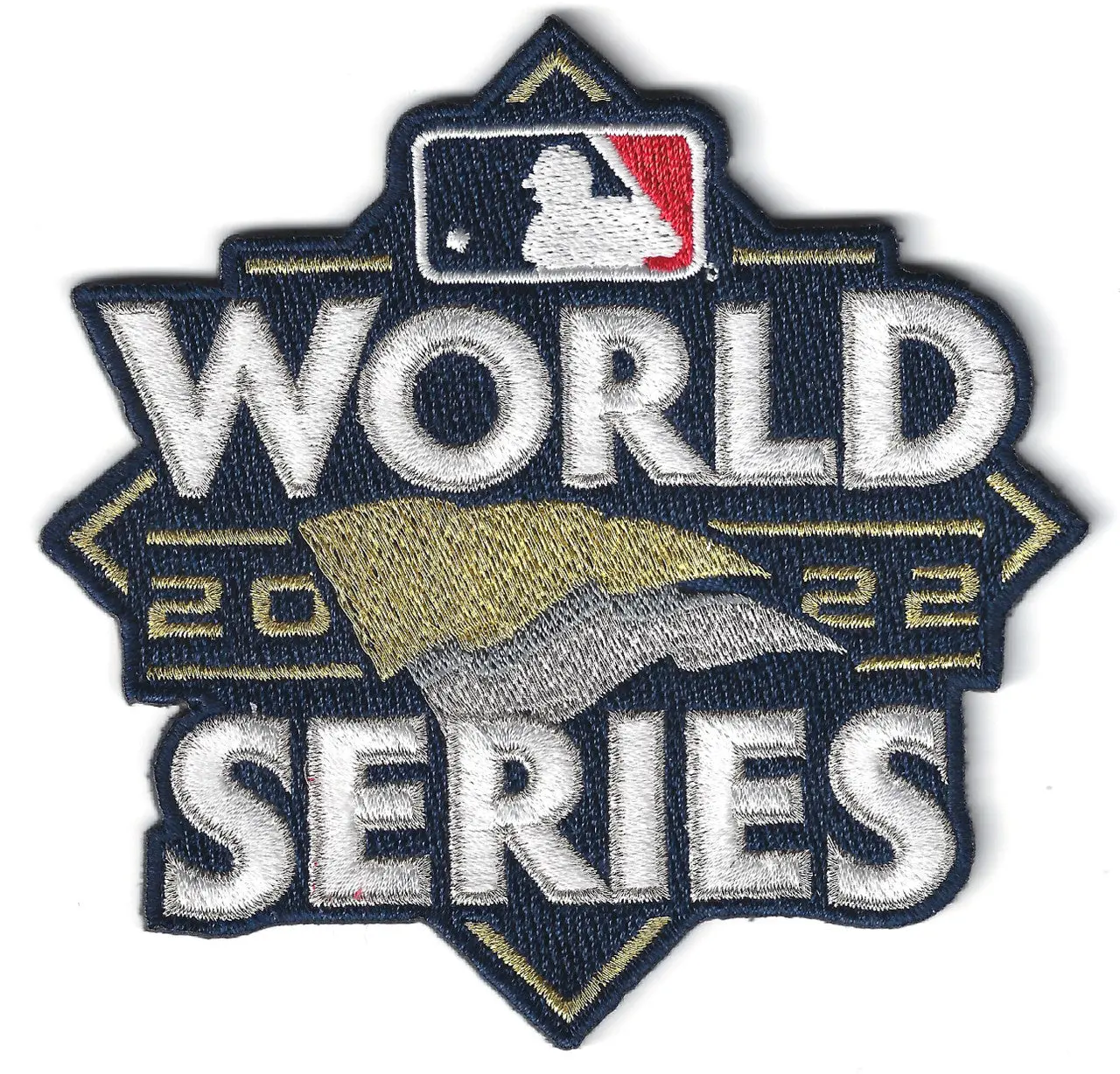 2022 MLB World Series Embroidered Jersey Patch Philadelphia Phillies Houston Astros - Image 2