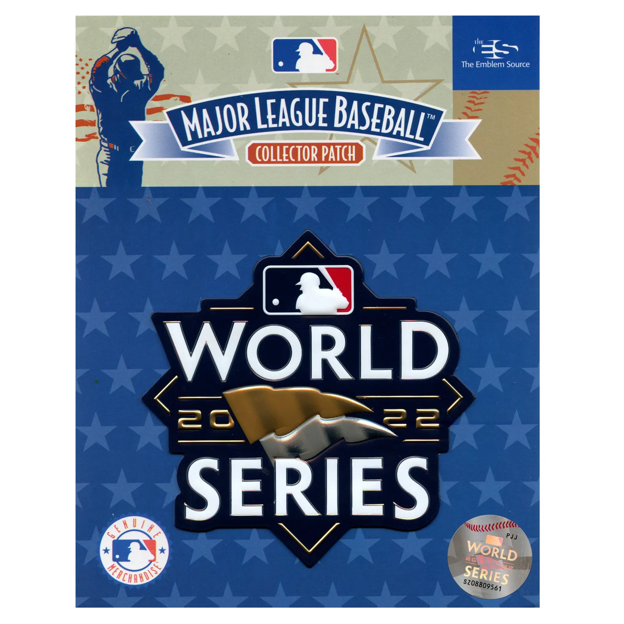 2022 MLB World Series On-Field TPU Jersey Patch Philadelphia Phillies Houston Astros - Image 2