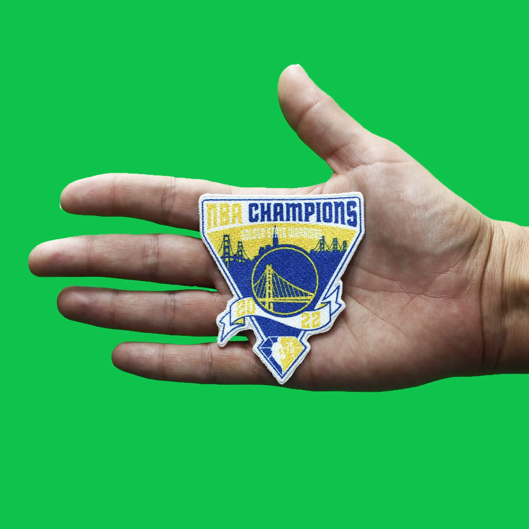 2022 NBA Finals Champions Golden State Warriors 75th Skyline Patch - Image 3
