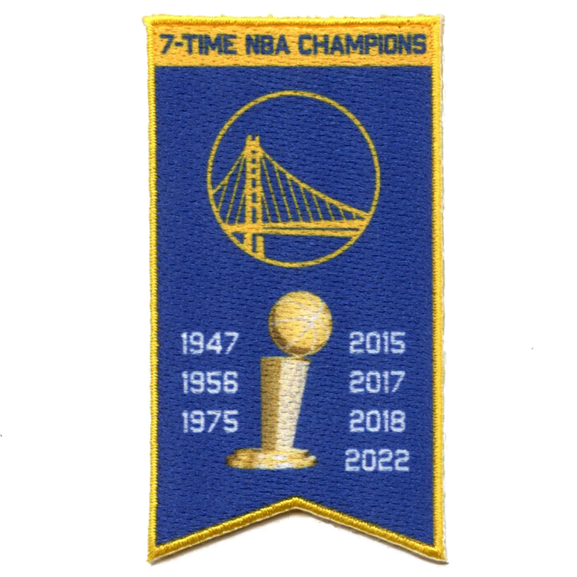 2022 NBA Finals Champions Golden State Warriors Dynasty Banner Patch - Image 2
