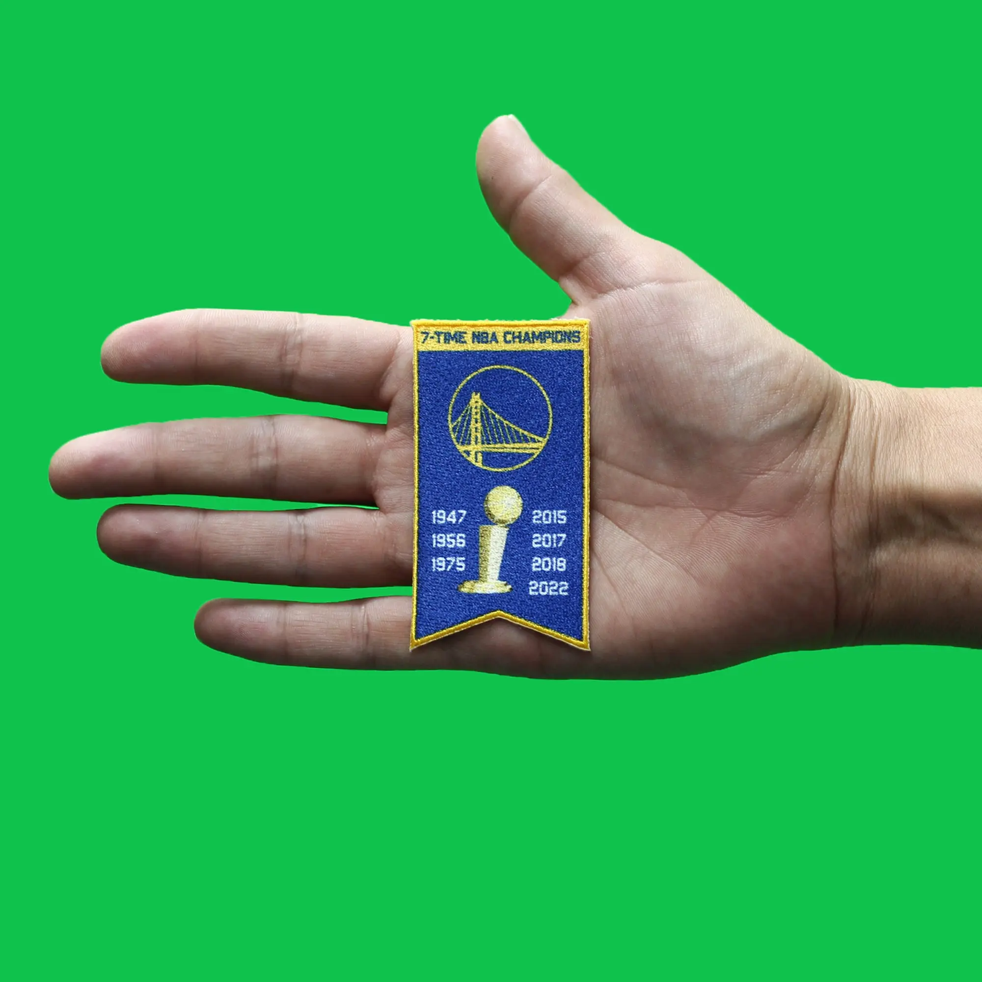 2022 NBA Finals Champions Golden State Warriors Dynasty Banner Patch - Image 3
