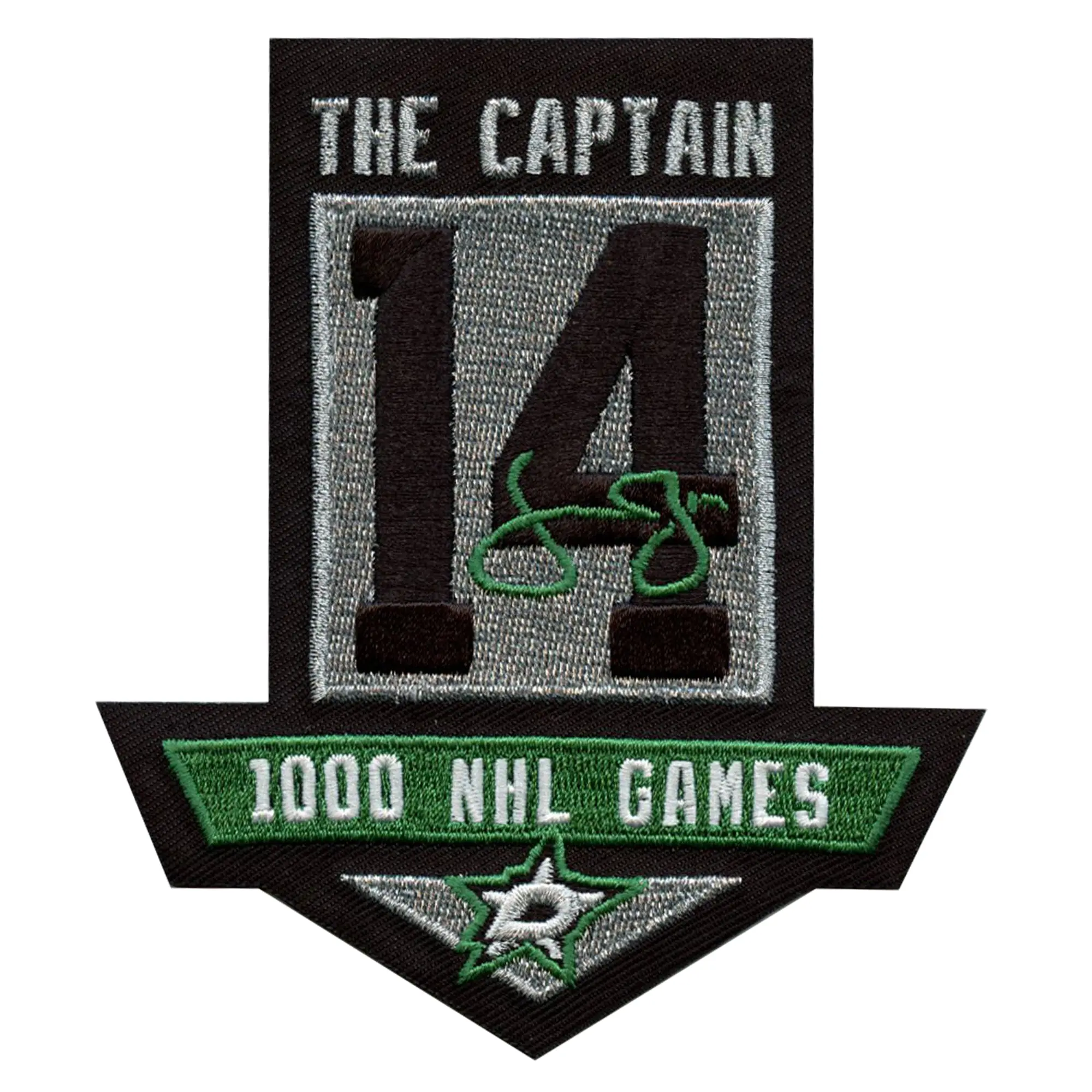 2023 Dallas Stars Jamie Benn 1000th NHL Game Ceremony Jersey Patch (The Captain) - Image 2