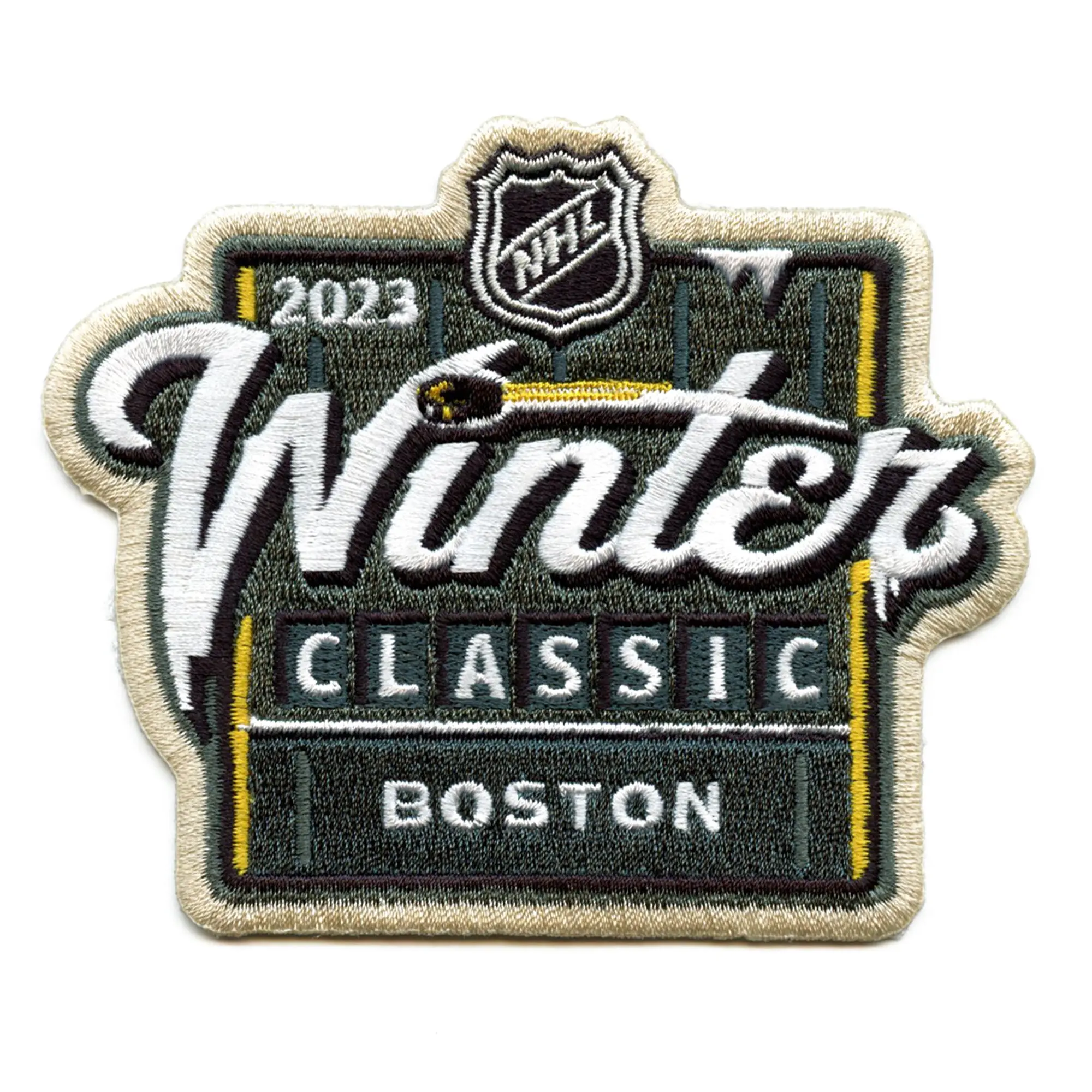 2023 NHL Winter Classic Jersey Patch Boston Bruins vs Pittsburgh Penguins - Image 2