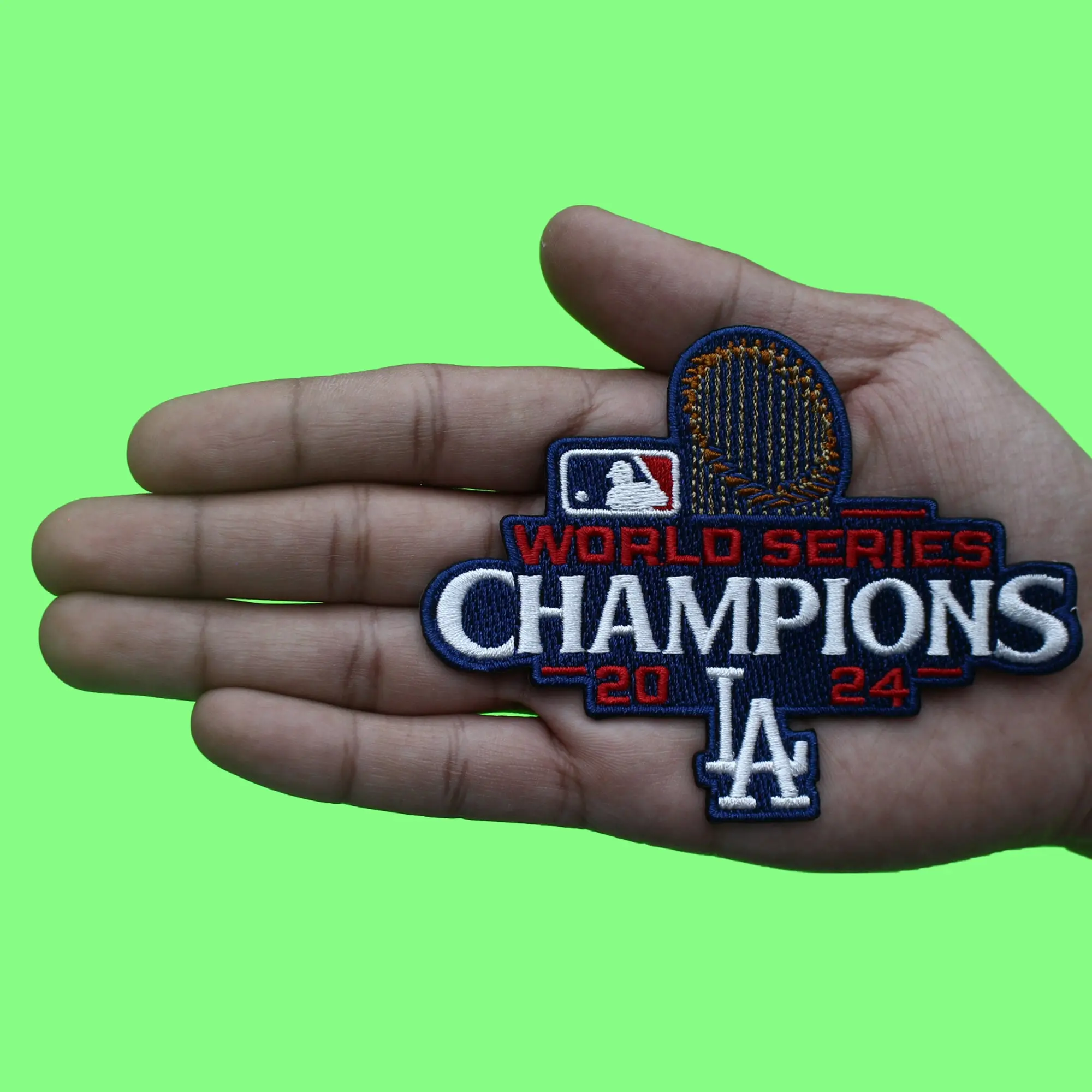 2024 MLB World Series Champions Los Angeles Dodgers Jersey Patch - Image 3