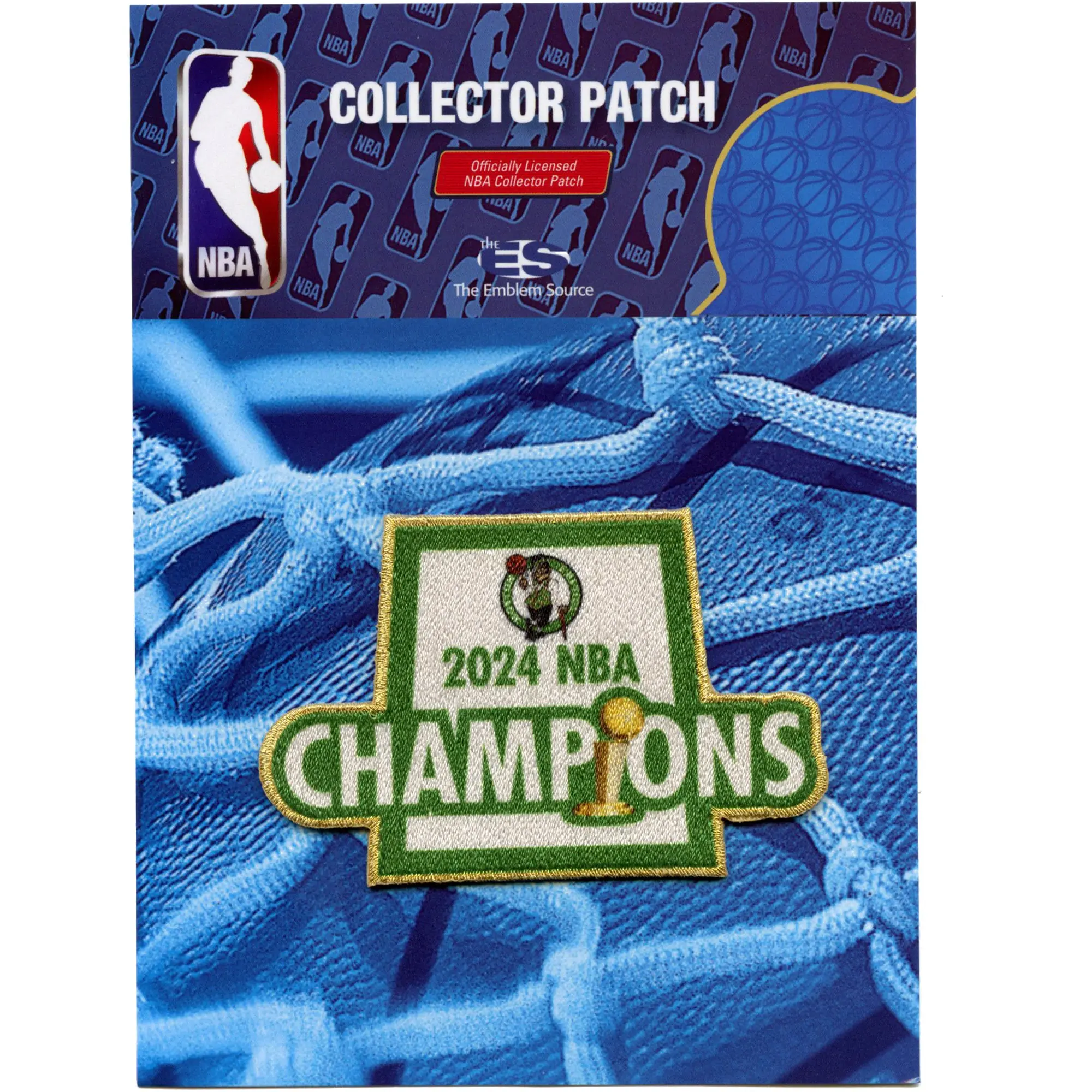 2024 NBA Finals Champions Boston Celtics Official Patch Sublimated Embriodered