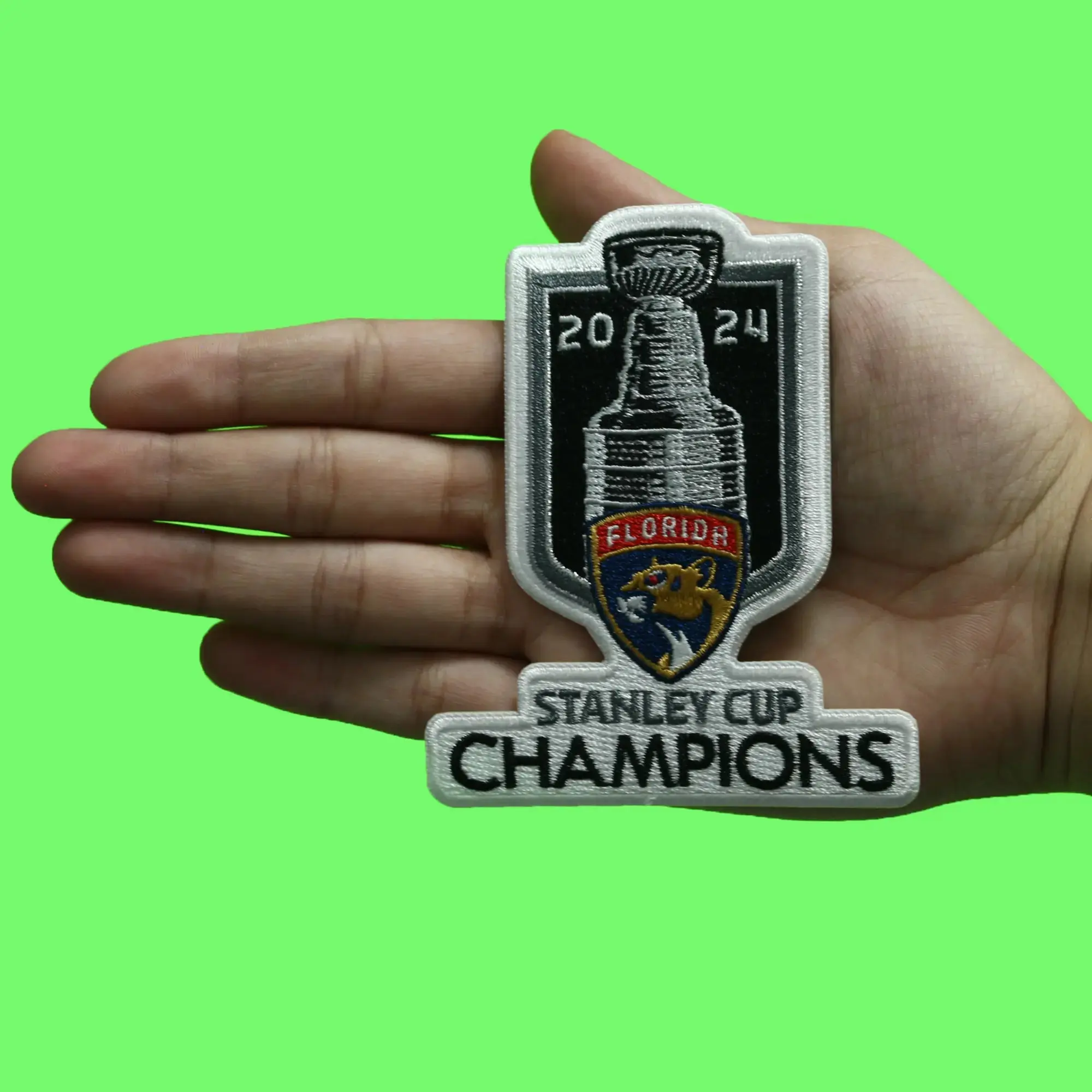 2024 NHL Stanley Cup Final Champions Florida Panthers Jersey Patch - Image 3