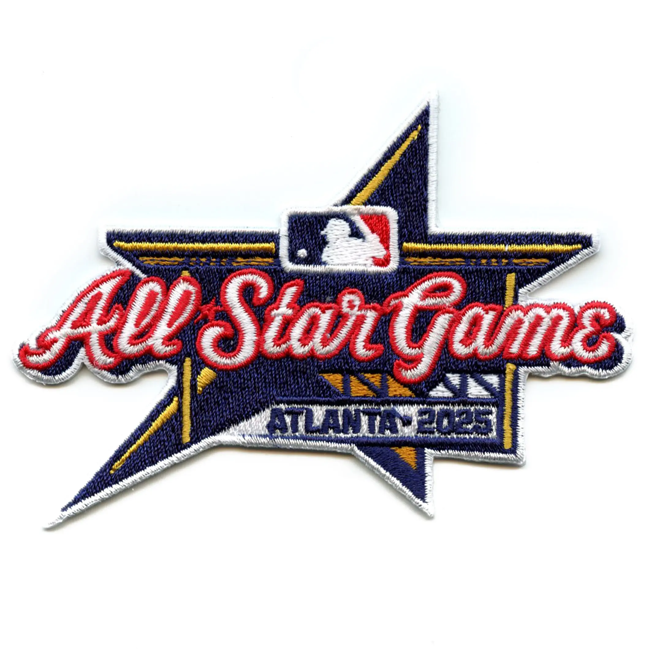 2025 MLB All Star Game Jersey Patch Atlanta Braves Embroidered - Image 2