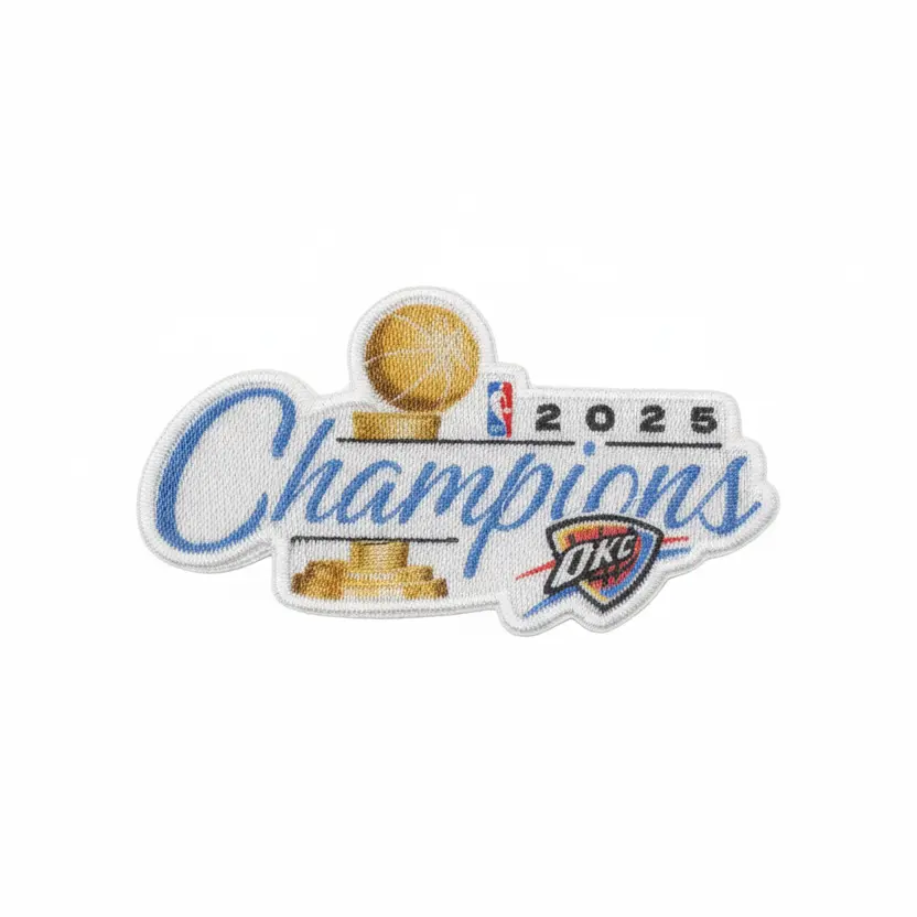 2025 NBA Finals Champions Oklahoma City Thunder Official Patch - Image 2