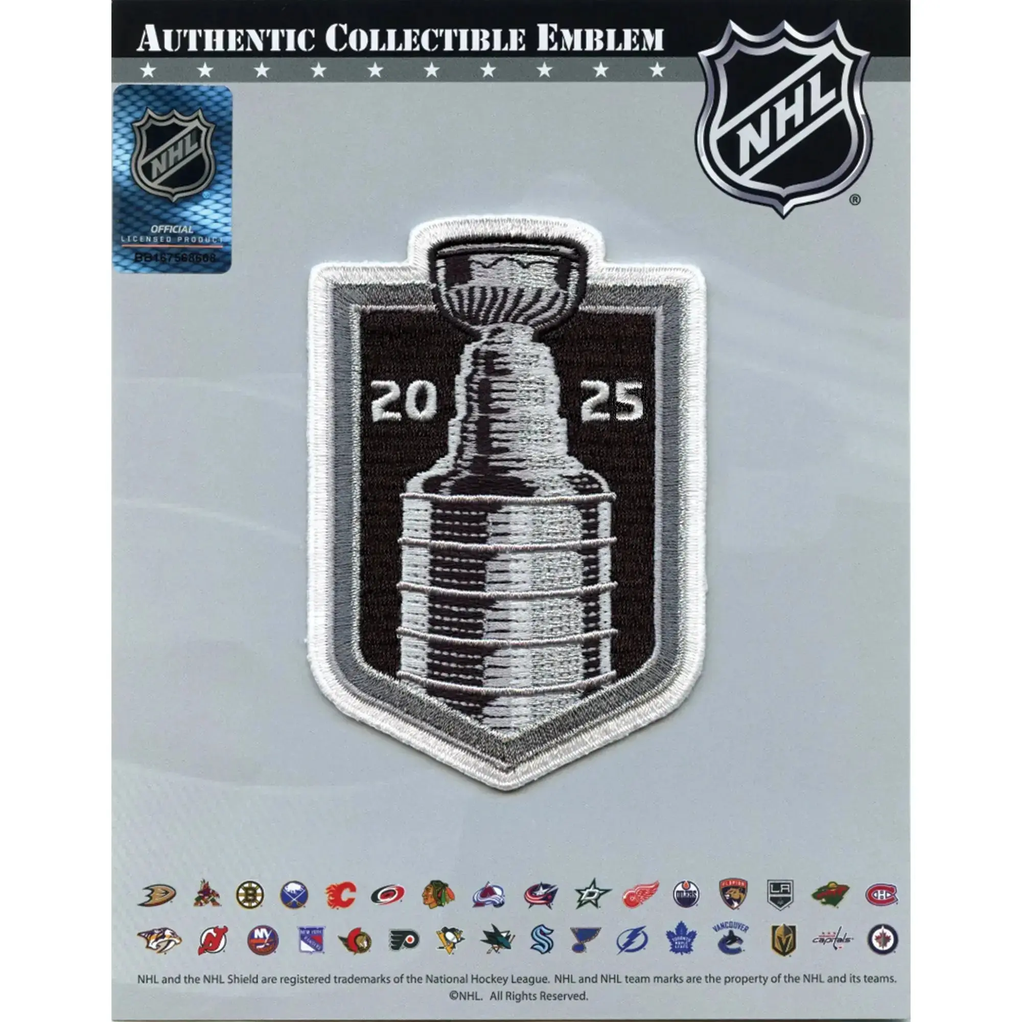 2025 NHL Stanley Cup Final Jersey Patch Florida Panthers Edmonton Oilers