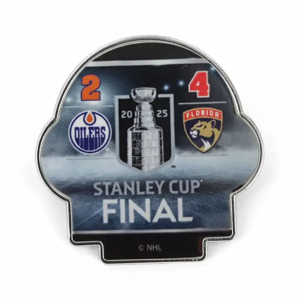 2025 NHL Stanley Cup Final Champions Florida Panthers Score Pin