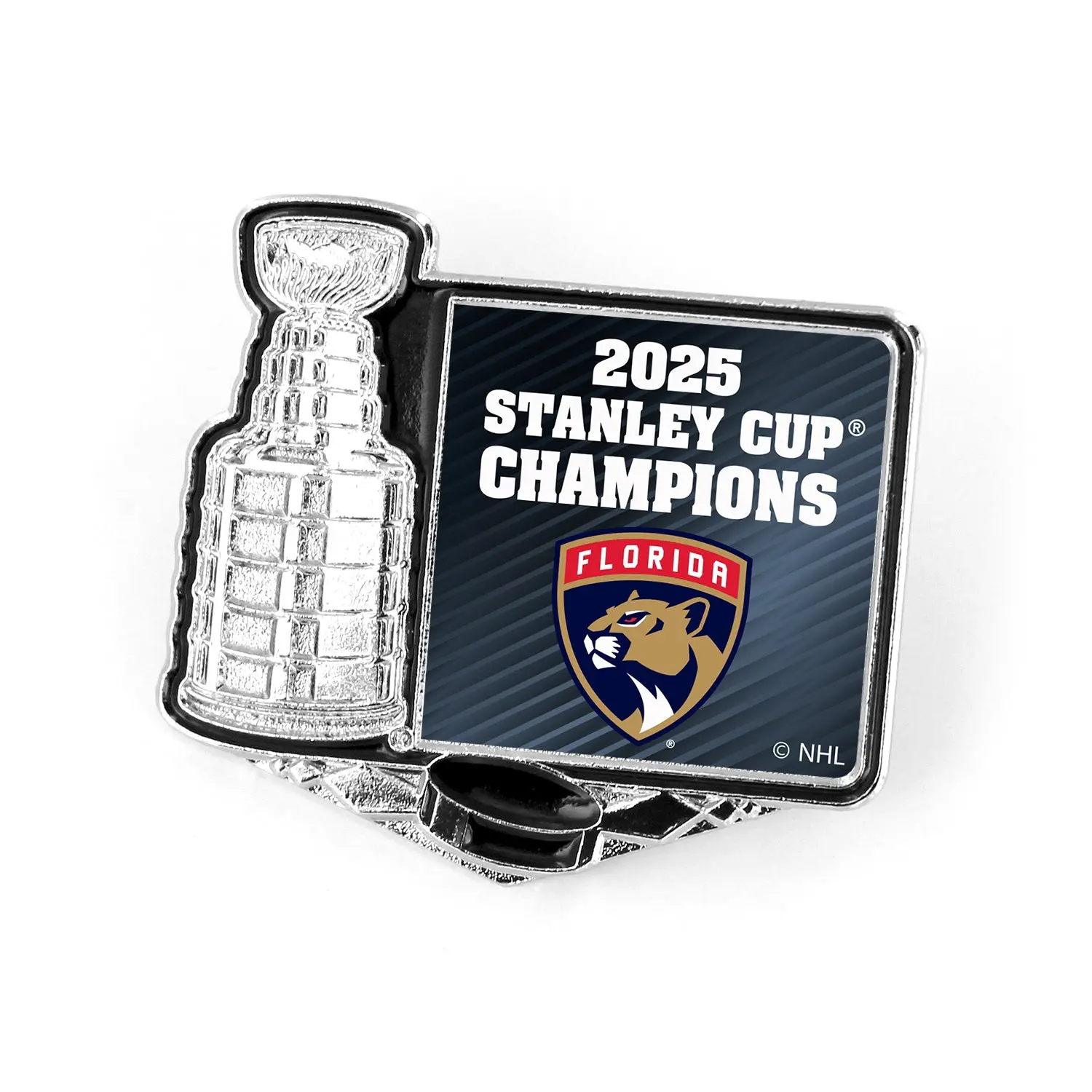 2025 NHL Stanley Cup Final Champions Florida Panthers Trophy Pin
