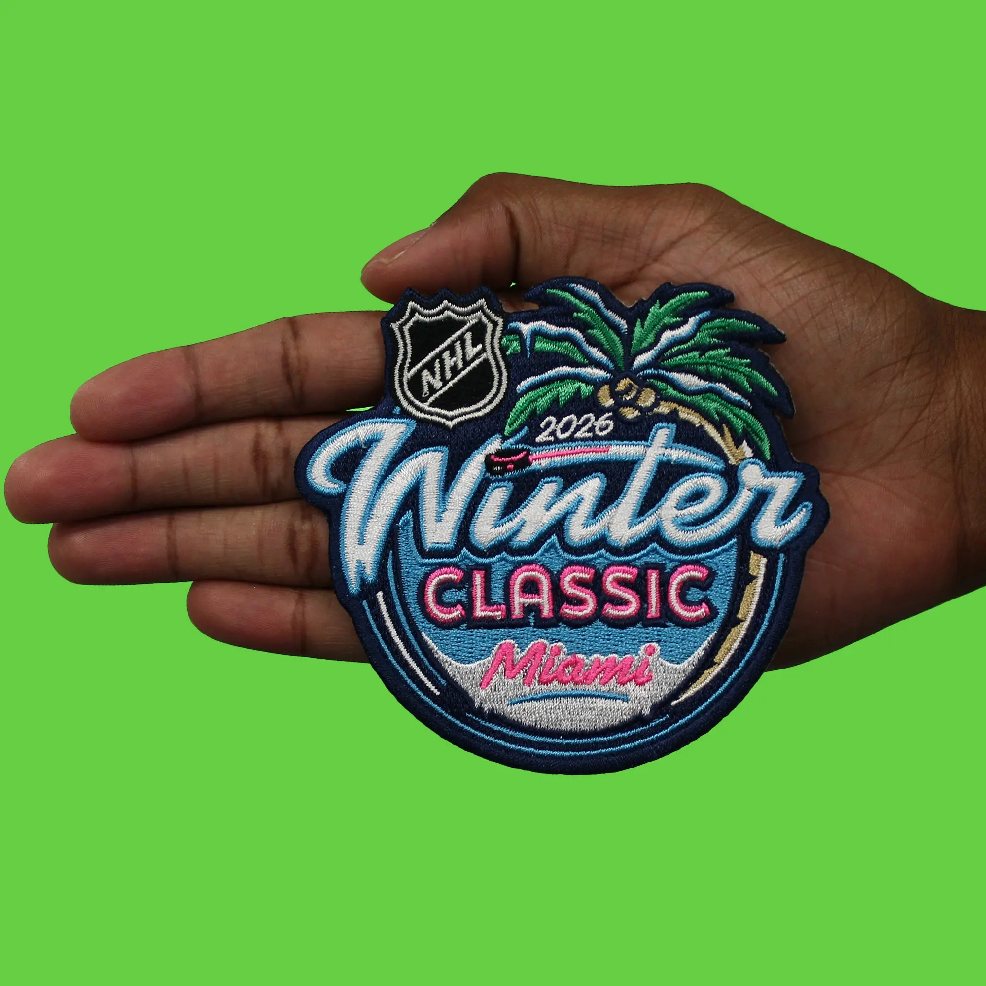 2026 NHL Winter Classic Jersey Patch Florida Panthers New York Rangers Game Miami - Image 3