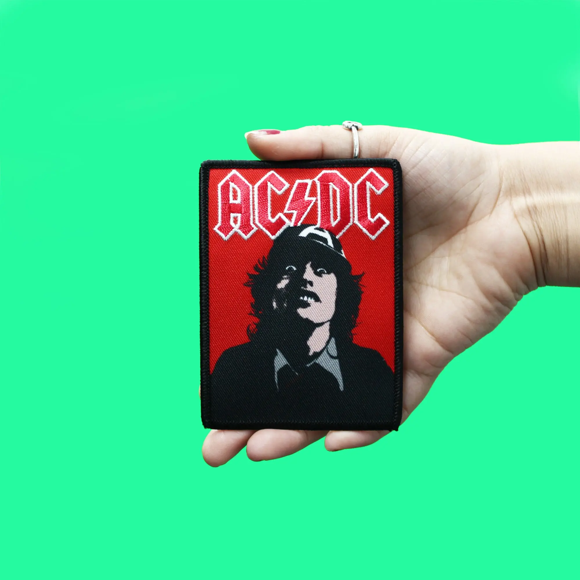 ACDC Angus Poster Patch Embroidered Iron on - Image 2