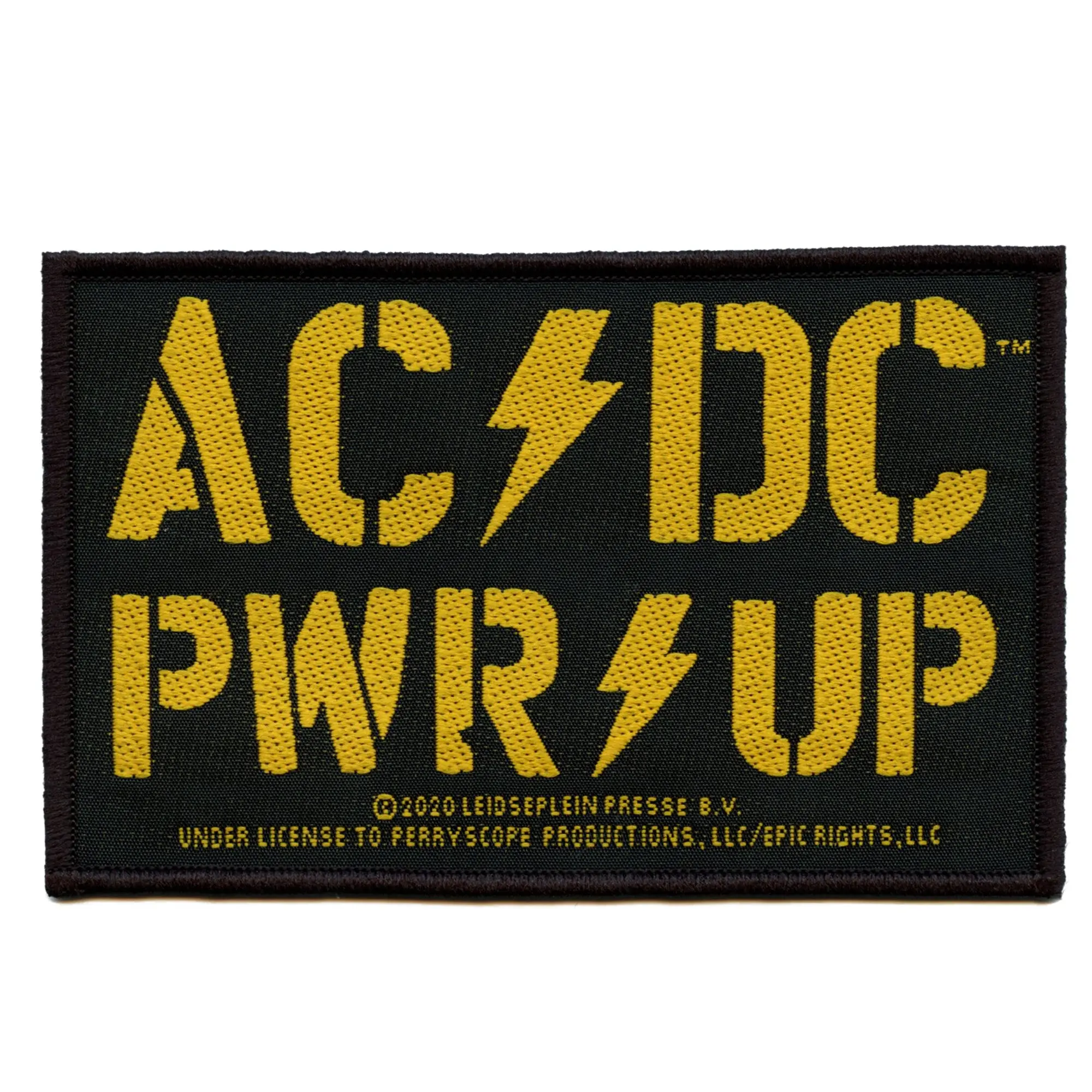 ACDC PWR UP Patch Classic Rock Woven Sew On