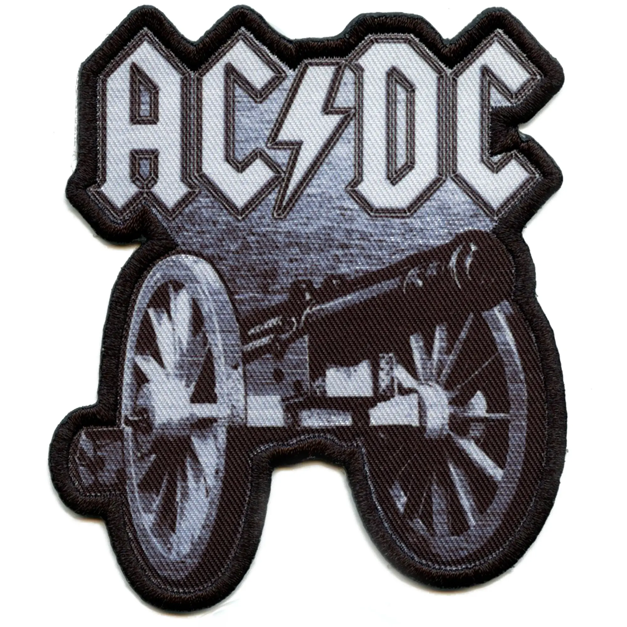 ACDC Rock Band Patch For Those About To Rock Cannon Sublimated Iron On