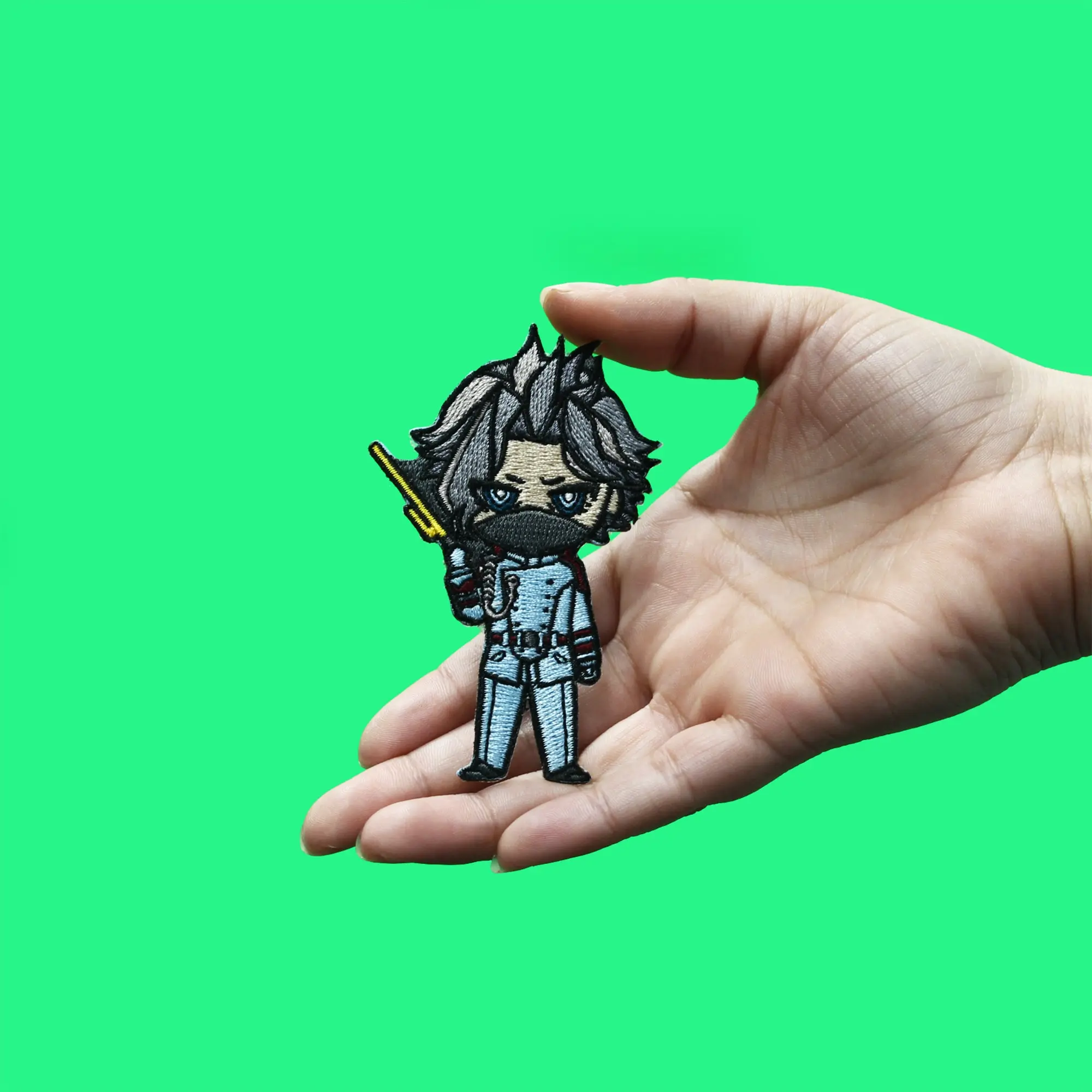 Akudama Drive Master Chibi Patch Executioner Embroidered Iron On - Image 2