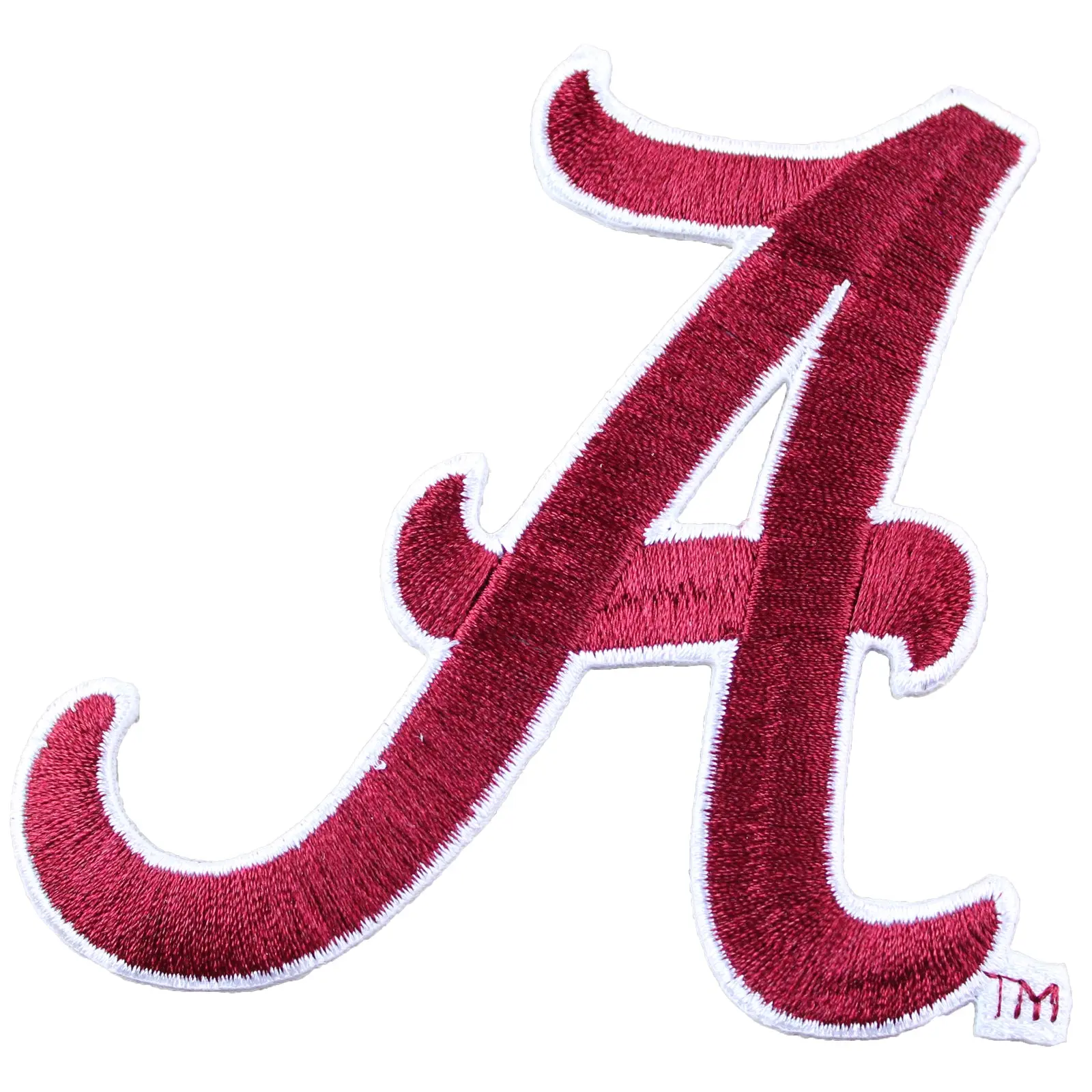 Alabama Crimson Tide A Logo Iron On Embroidered Patch - Image 2