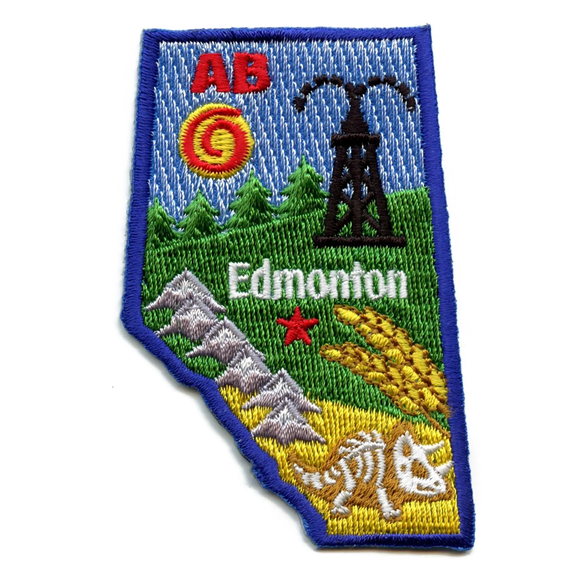 Alberta Patch Canada Province Embroidered Iron-On