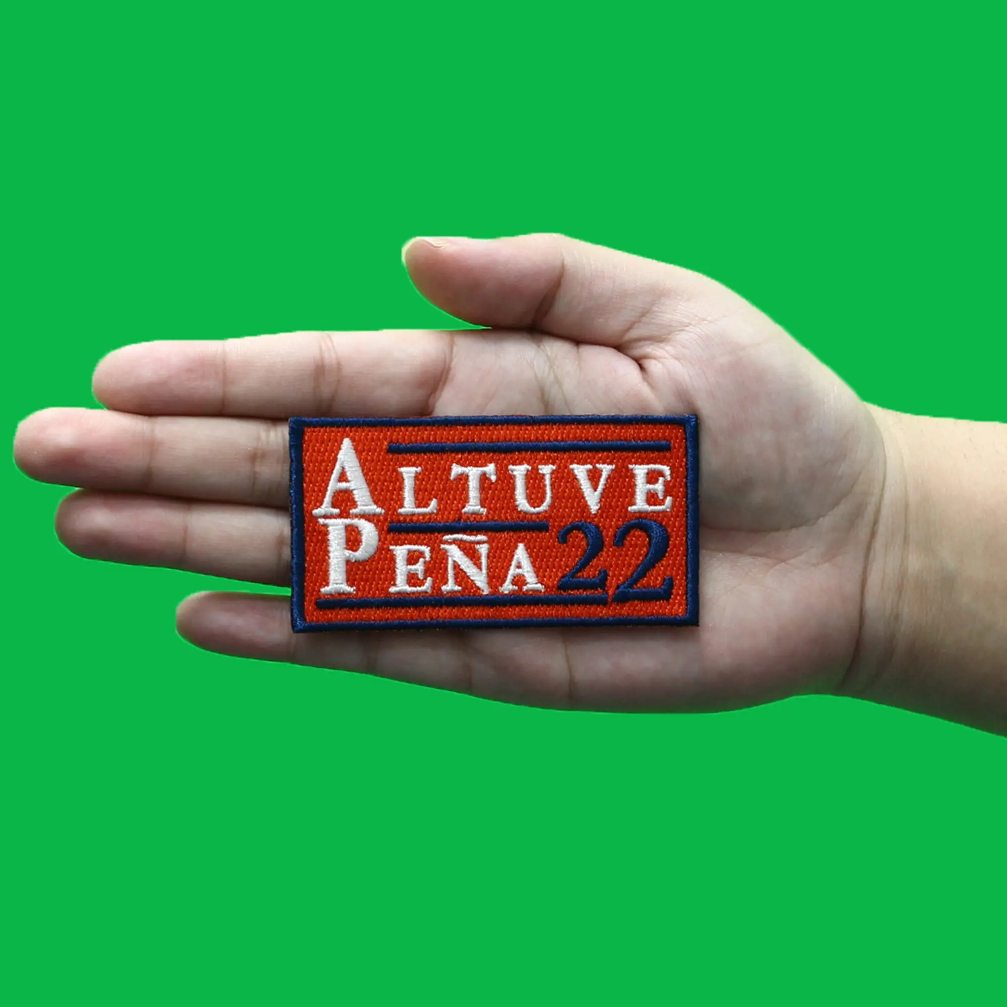 Altuve Pena 22 Patch Houston Baseball Team Embroidered Iron on - Image 2