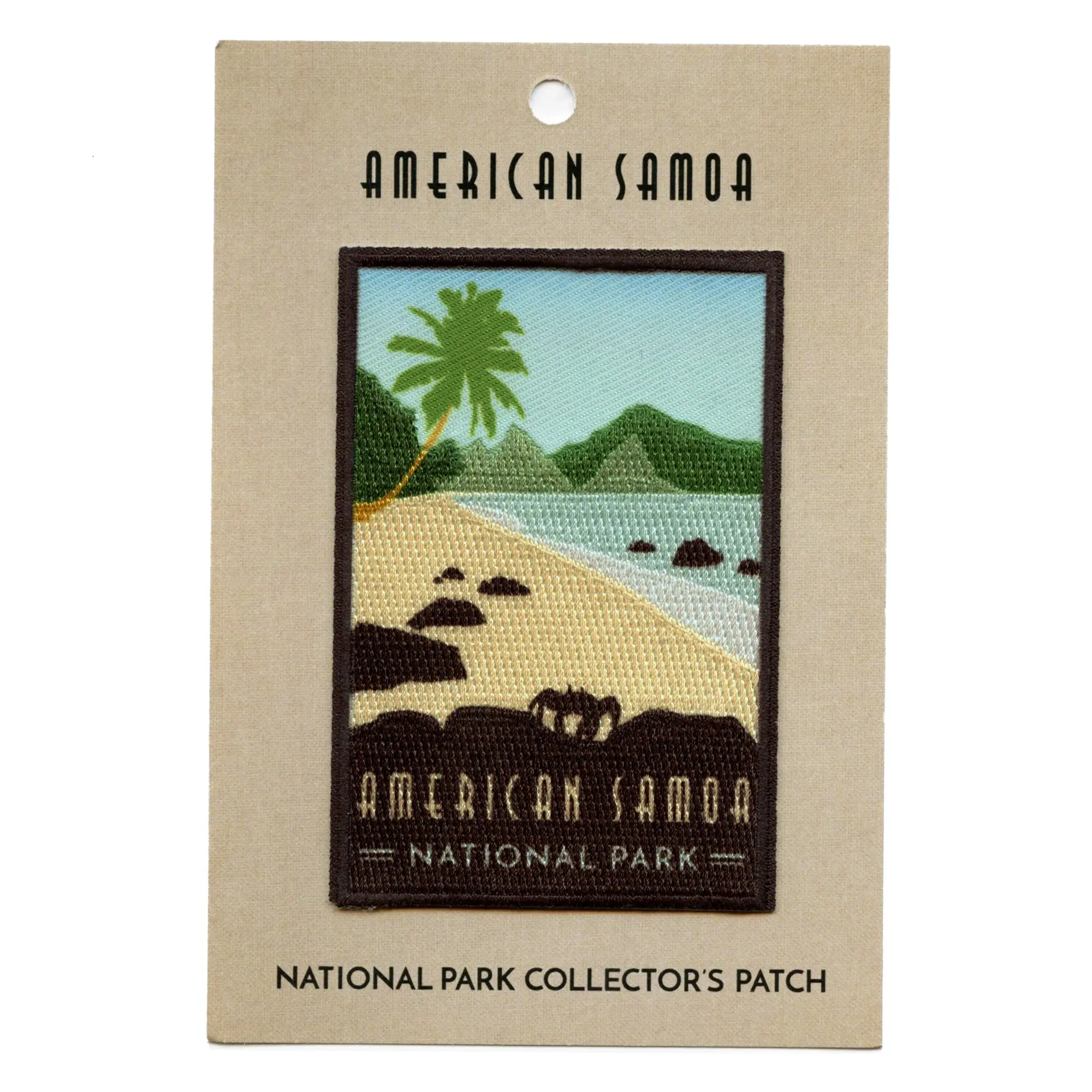American Samoa National Park Patch Island Travel Ocean Sublimated Iron On - Image 2